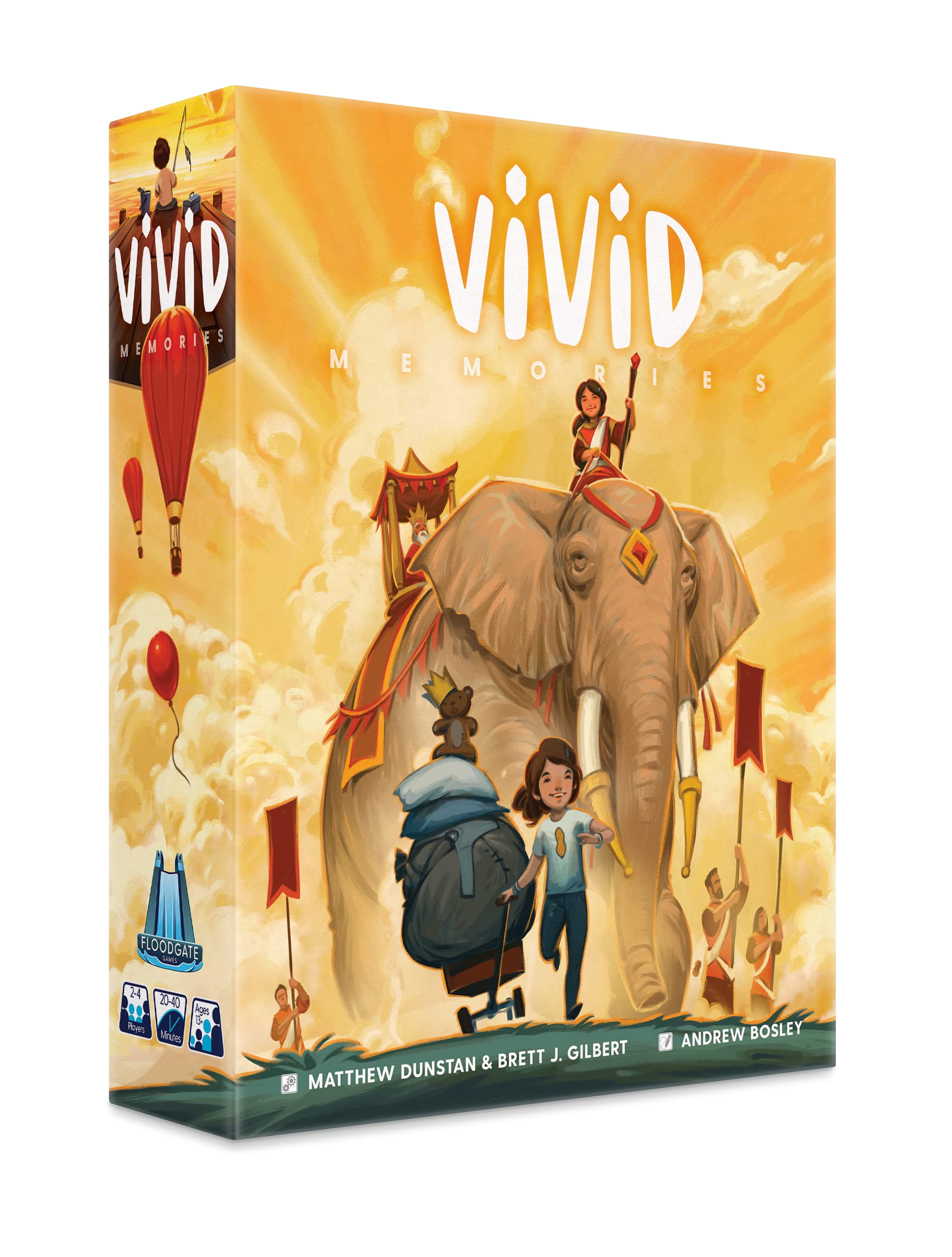Vivid Memories Board Game by Floodgate Games - Fun Family Strategy Game for Adults & Teens - Perfect for Game Nights, Parties & Team Building