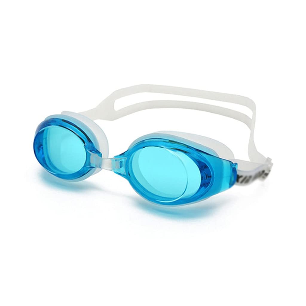 Anti-Fog Swim Goggles with Earplugs - Waterproof Swimming Glasses for Men, Women & Kids - Professional Pool Equipment for Diving, Training & Competitive Swimming (Color: D)
