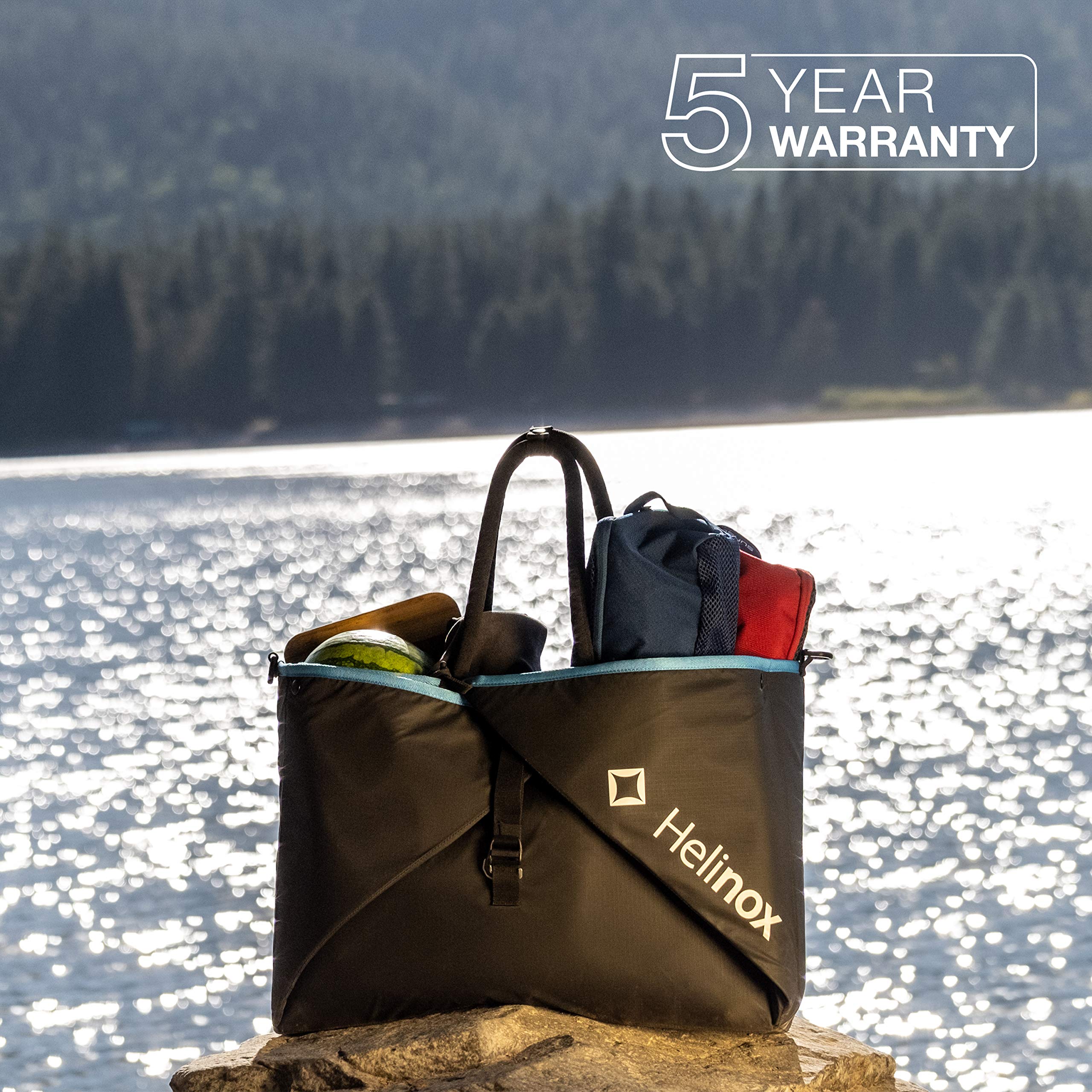 Helinox Origami Tote Combo - Lightweight Portable Gear Carry System & Picnic Mat for Outdoor Camping, Hiking, Beach and Picnic Activities