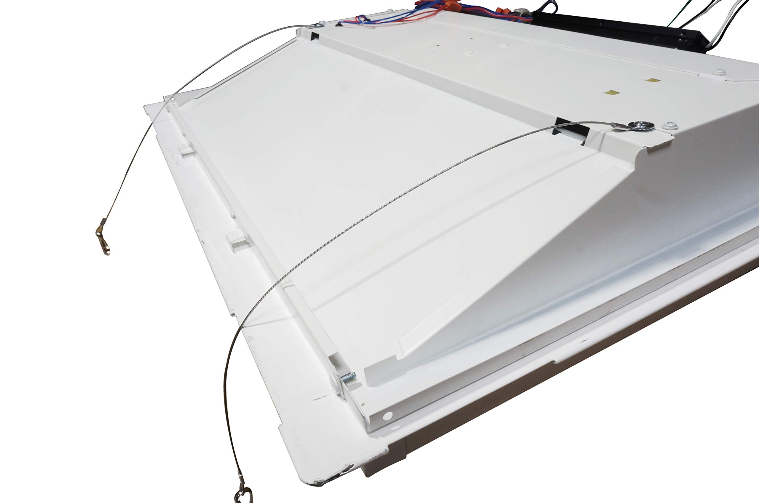 NICOR Lighting 2x2 Ft LED Retrofit Ceiling Troffer Kit with Precision Engineered Diffuser (T3R-22-S-MV-40) - Energy Efficient Office Lighting Solution for Commercial Spaces & Drop Ceilings