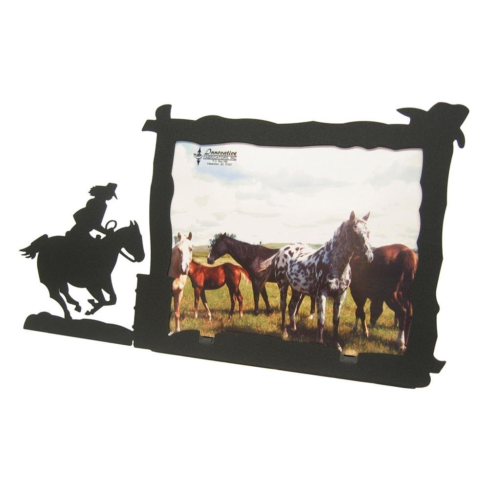 8x10 Horizontal Picture Frame for Barrel Racing - Premium Display for Horse Show Photos & Western Decor | Innovative Fabricators, Inc.