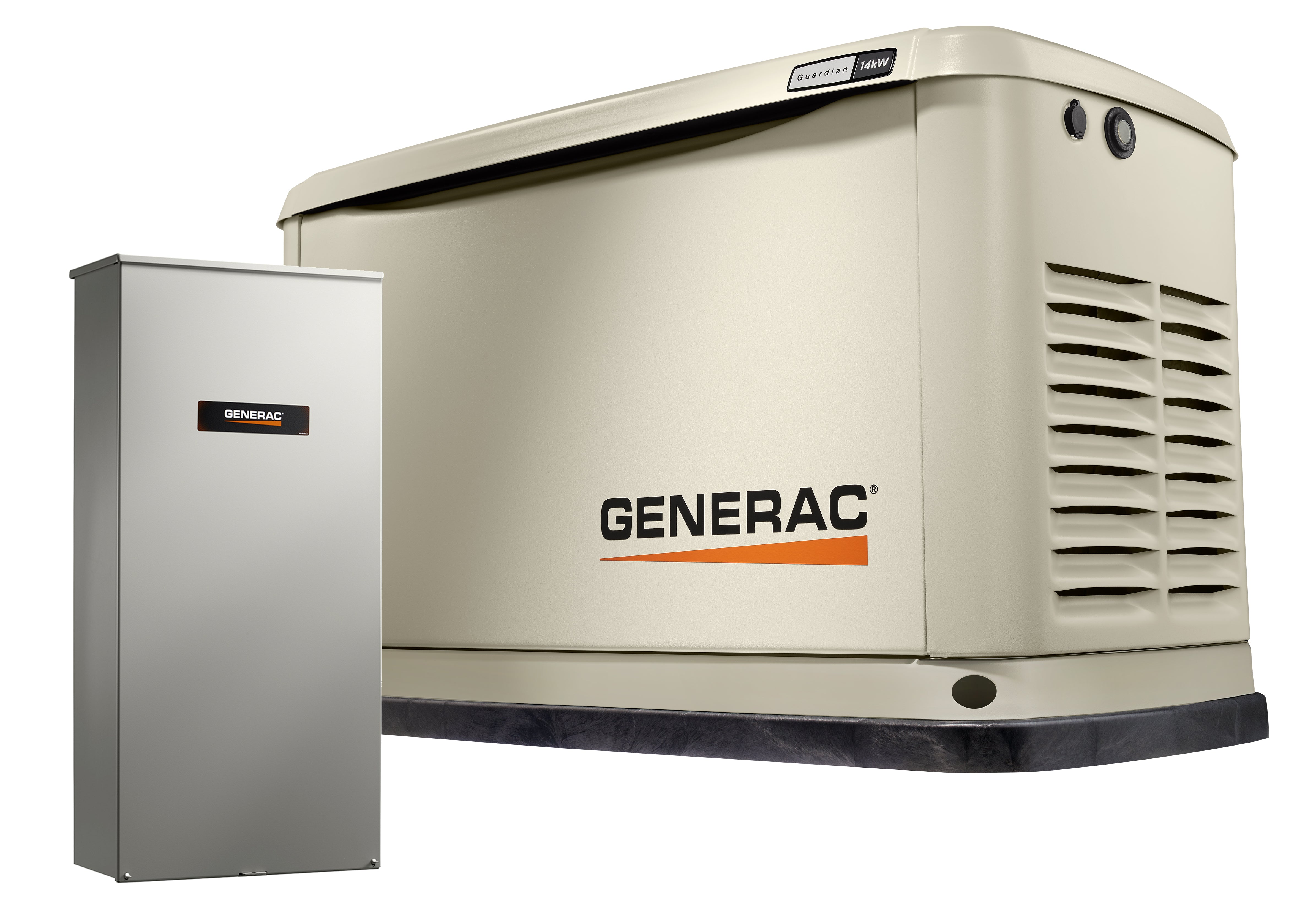 14kW/14kW Air Cooled Standby Generator with Aluminum Enclosure - 200A Service Entrance (Non-CUL) - Perfect for Home Backup Power During Outages & Emergency Power Supply