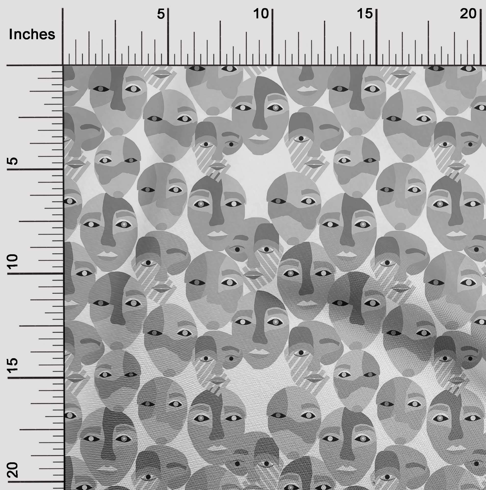 Premium Cotton Flex Light Gray Printed Fabric by The Yard - 40 Inch Wide for DIY Clothing, Quilting & Home Decor Sewing Supplies | Soft, Durable & Easy to Sew