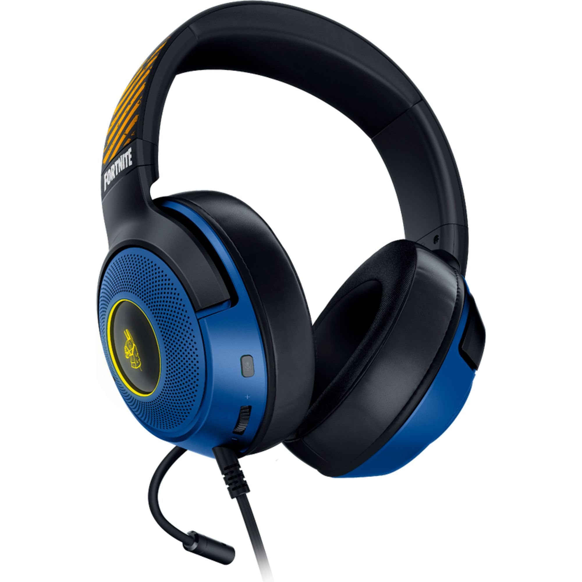 Razer Kraken V3 X Fortnite Edition Wired USB Gaming Headset - Ultra Lightweight Headphones with TriForce 40mm Drivers & HyperClear Mic - RGB Lighting for PC, PS5, Xbox Series X - Perfect for Fortnite Gaming & Streaming