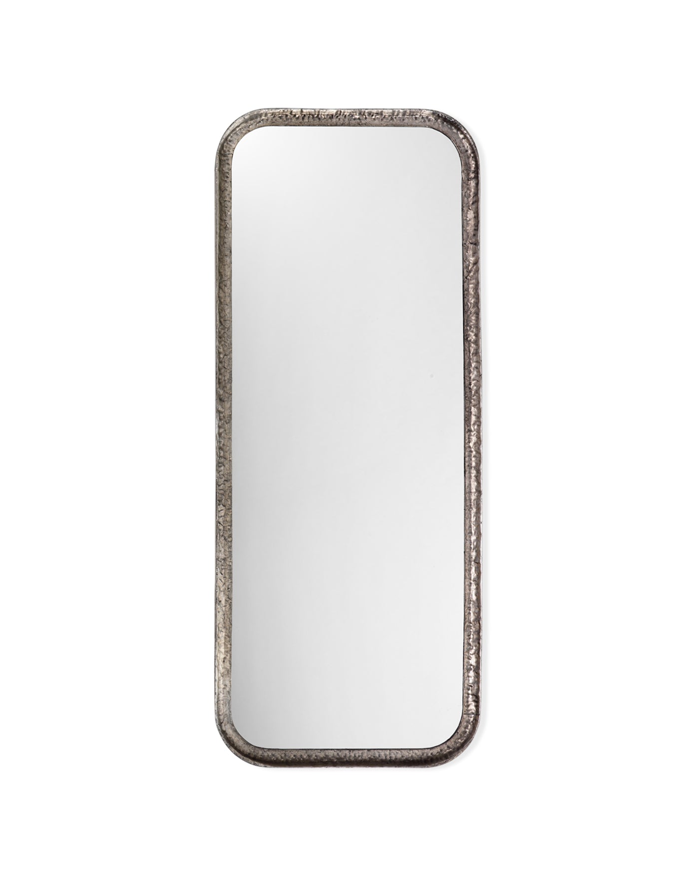 Capital Rectangle Mirror with Silver Leaf Finish - Elegant Home Decor for Living Room, Bedroom & Entryway