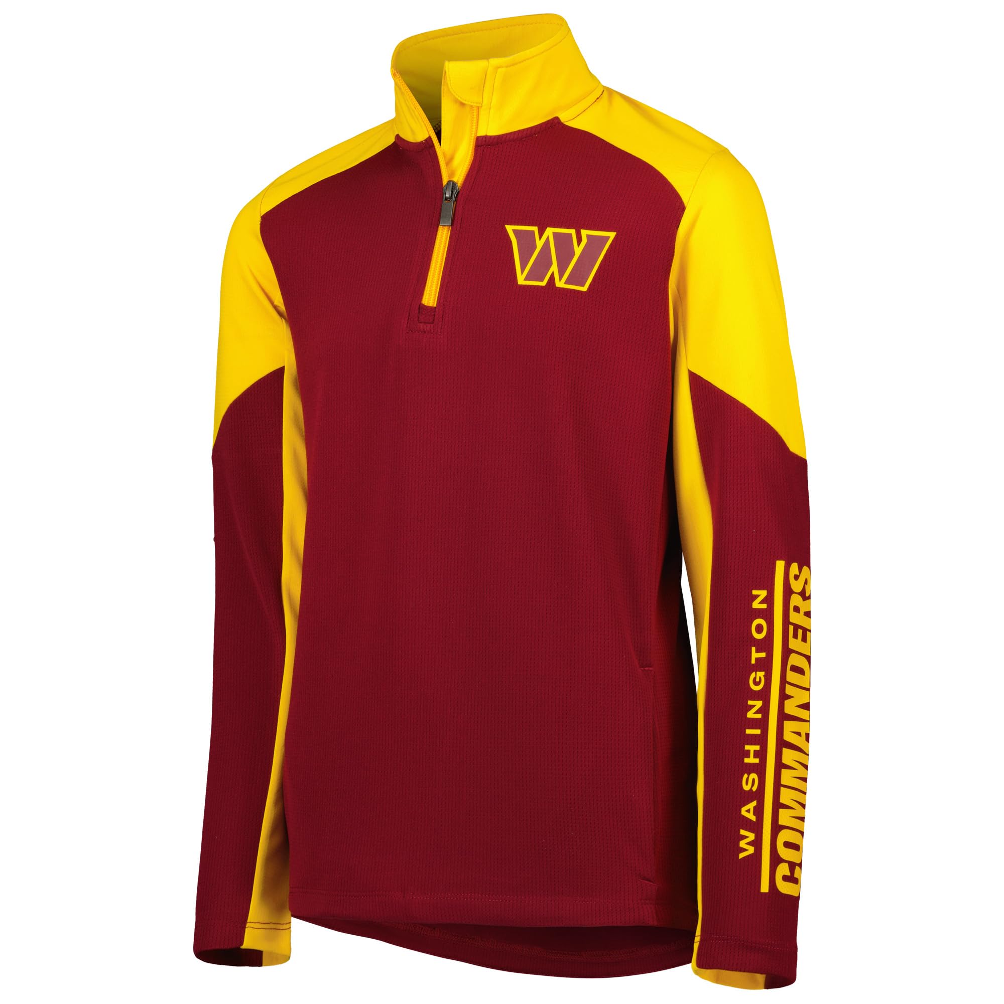 Outerstuff Youth NFL Audible Quarter-Zip Jacket - Lightweight Pullover for Football Fans - Perfect for Game Day, School & Outdoor Activities
