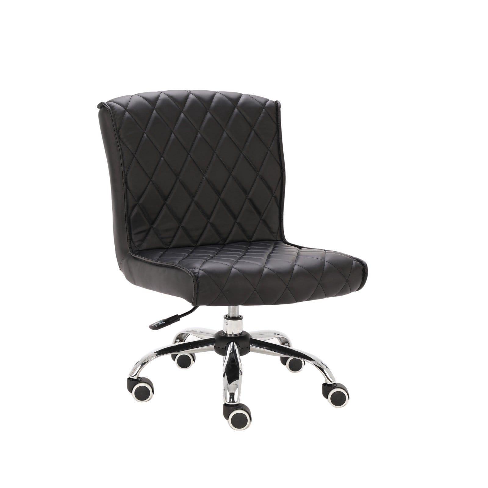 Delia Salon Pedicure Technician Stool - Adjustable Rolling Stool for Nail Technicians & Spa Professionals - Perfect for Manicure, Pedicure & Beauty Salon Use