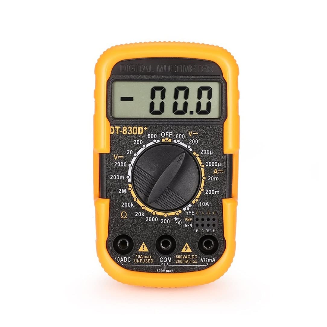 XWWDP Mini Pocket Digital Multimeter - 1999 Counts AC/DC Voltage Current Resistance Tester with Diode & Continuity Check | Portable Electrical Meter for Home, Car, and DIY Electronics Repair