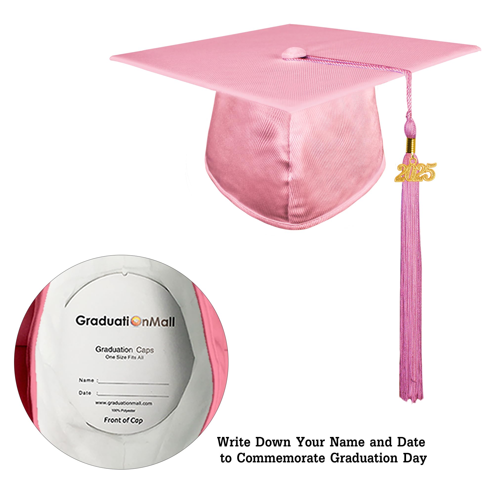 2025 Shiny Kindergarten & Preschool Graduation Cap with Tassel - Perfect for Graduation Ceremonies, Photo Shoots & School Celebrations