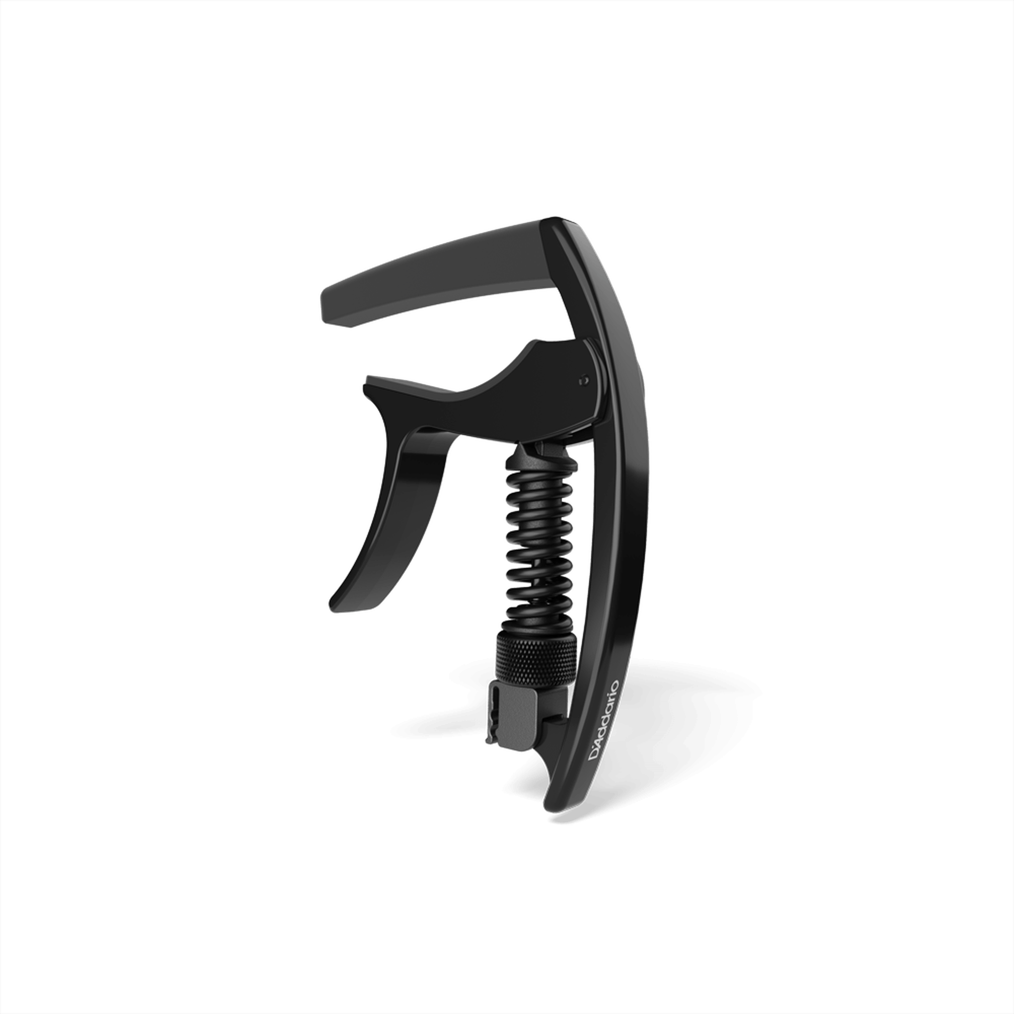 D'Addario Planet Waves Tri Action Capo - Black Guitar Capo for Acoustic & Electric Guitars - Perfect for Live Performances & Studio Recording
