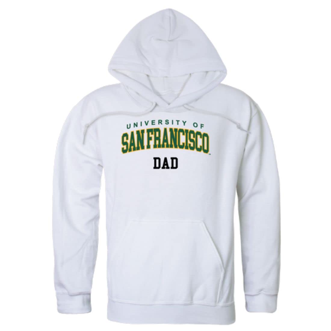 USFCA University of San Francisco Dons Dad Fleece Hoodie Sweatshirt - Comfortable College Apparel for Men, Women & Alumni - Perfect for Game Day, Campus Wear & Casual Outings