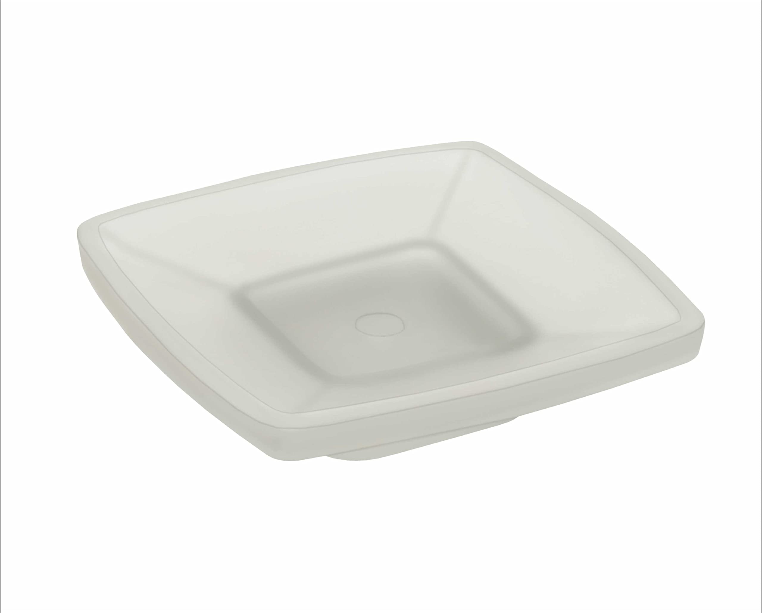 Frosted Glass Soap Dish Holder for Bathroom - Elegant Soap Stand, Soap Case & Soap Tray - Perfect for Bathroom Countertops, Sink Areas & Shower Organizers (LX06)