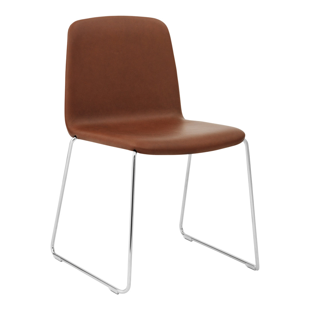 Just Chair - Premium Steel Fully Upholstered Stackable Chair for Office, Dining Room & Conference | Durable & Comfortable Seating Solution