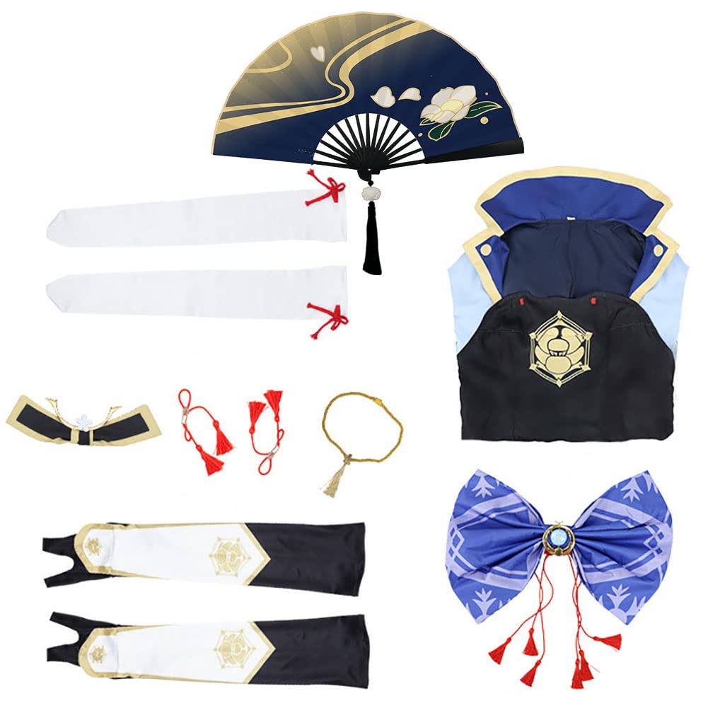 Best Cosplay Costume Outfit Full Set with Wig - Anime, Halloween, Comic Con & Party Dress Up - High Quality Uniform Suit for Adults & Teens