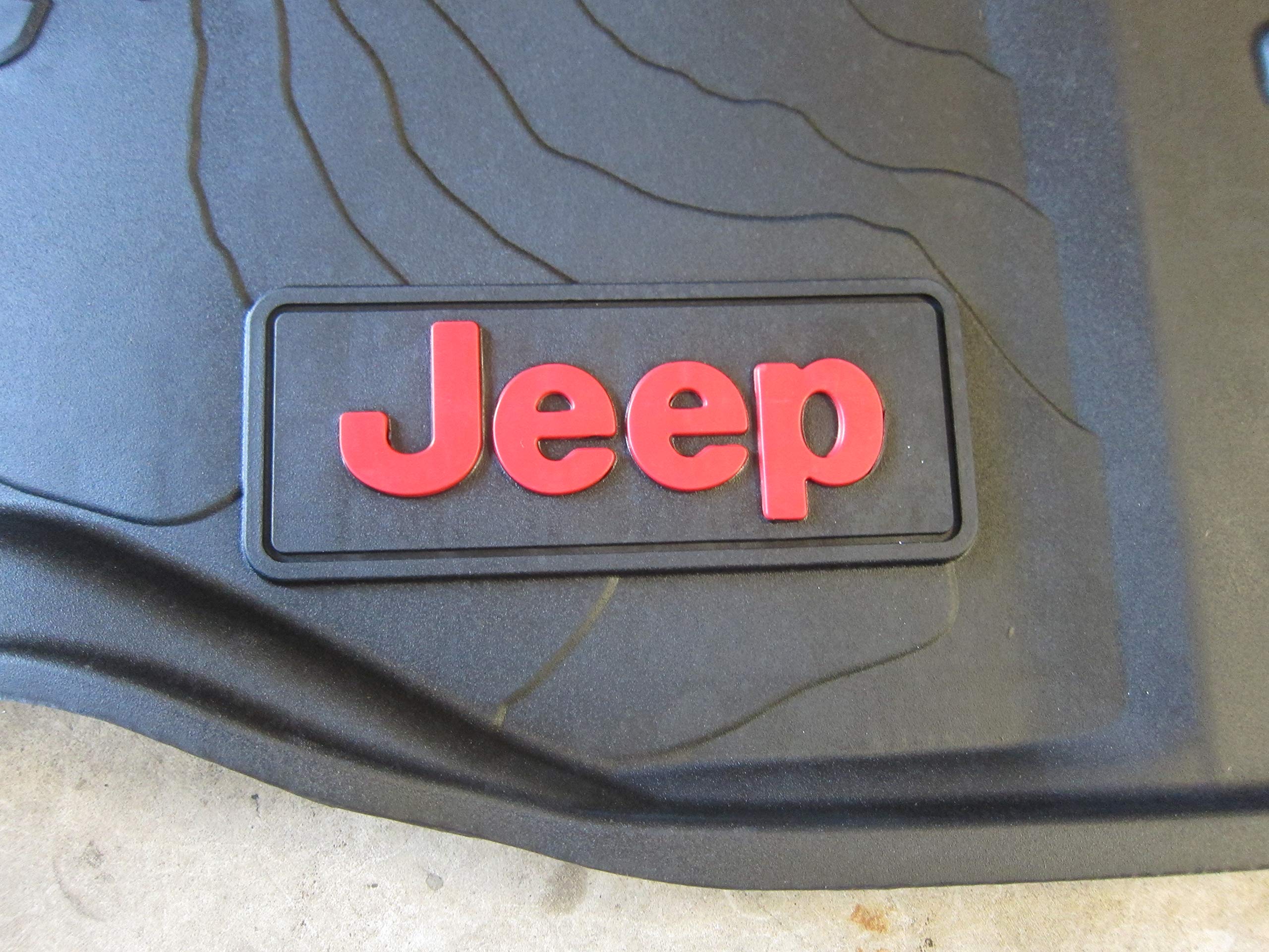 Premium Mopar Jeep Wrangler JL All-Weather Floor Mats Set - Heavy Duty Black Rubber Front & Rear Liners for 2018-2023 Models | Waterproof & Easy to Clean | Perfect for Off-Roading, Camping & Daily Driving