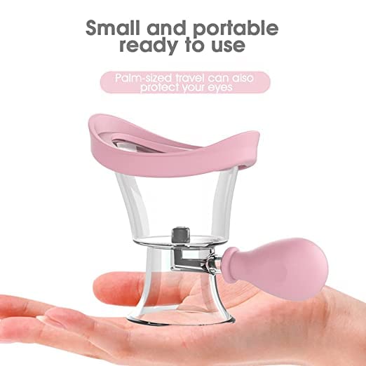 Portable Silicone Eye Wash Cup - Controllable Eye Cleansing Kit for Makeup Removal & Irritation Relief | Home Use, Travel, First Aid & Contact Lens Care