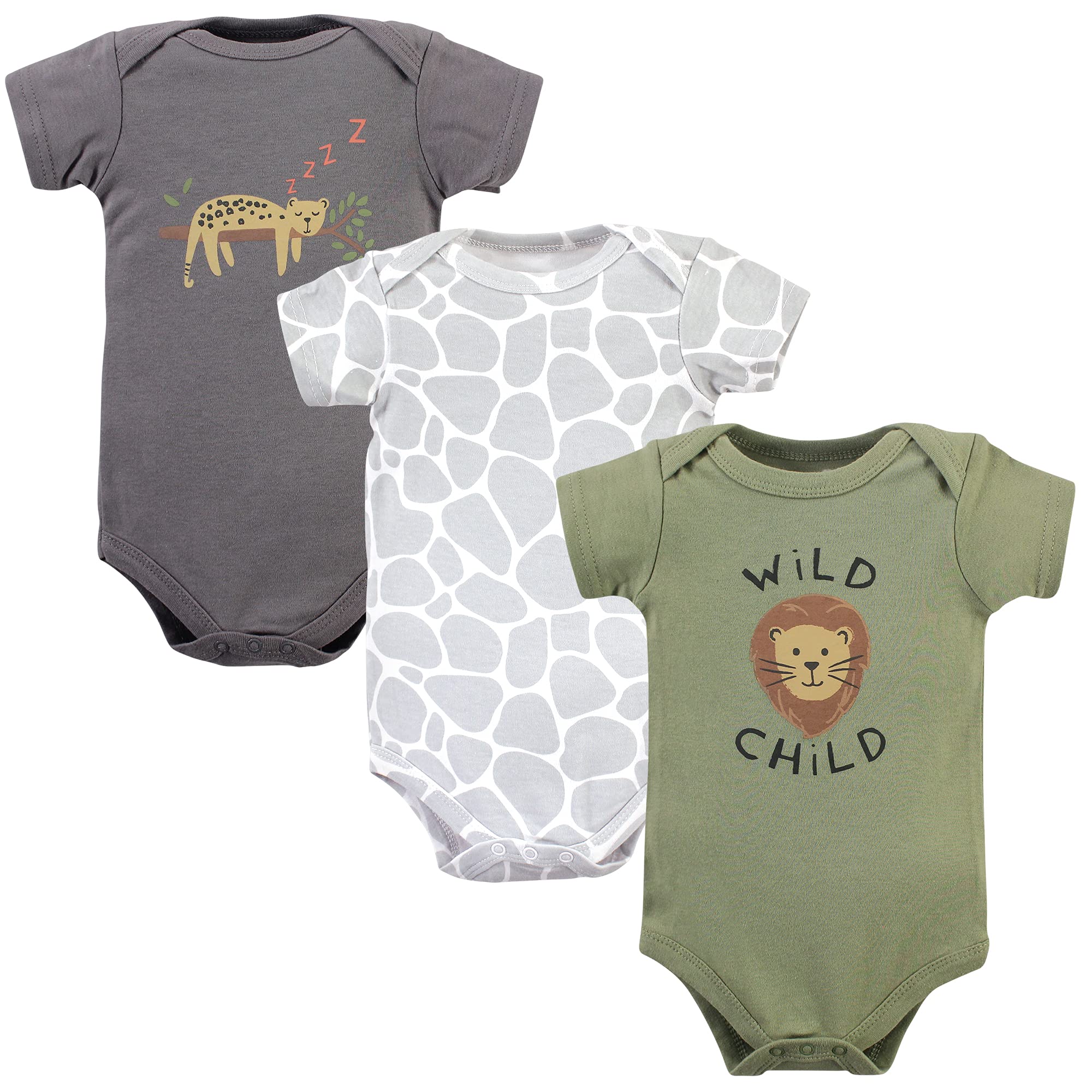 Hudson Baby Cotton Bodysuits for Boys & Girls - Soft & Comfortable for Daily Wear