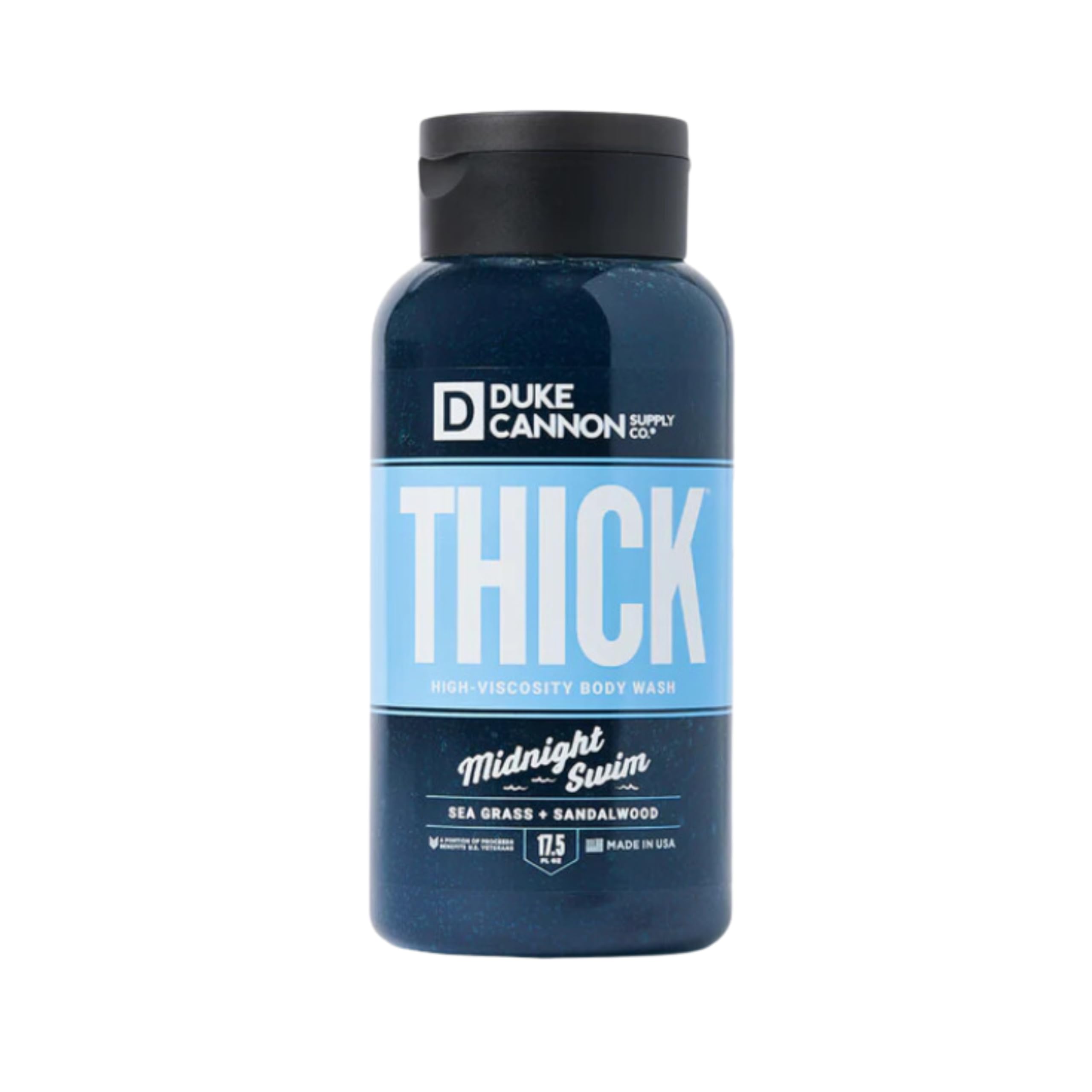 Duke Cannon Supply Co. THICK High-Viscosity Men's Body Wash - 4 Pack Variety Box with Premium Plant-Based Thickeners, Superior Lather & Natural Exfoliants (17.5 Fl Oz Each) - Ideal for Gym, Travel & Daily Shower Routine