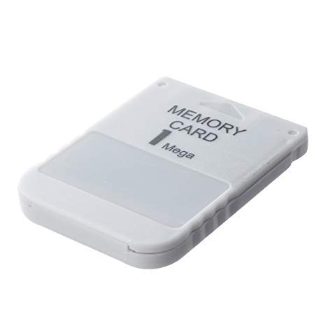 RUITROLIKER 1M Memory Card for PlayStation 1 PS1, PS2, PSX - Save Game Progress for Classic PlayStation Consoles - Perfect for Retro Gaming & Backup Storage