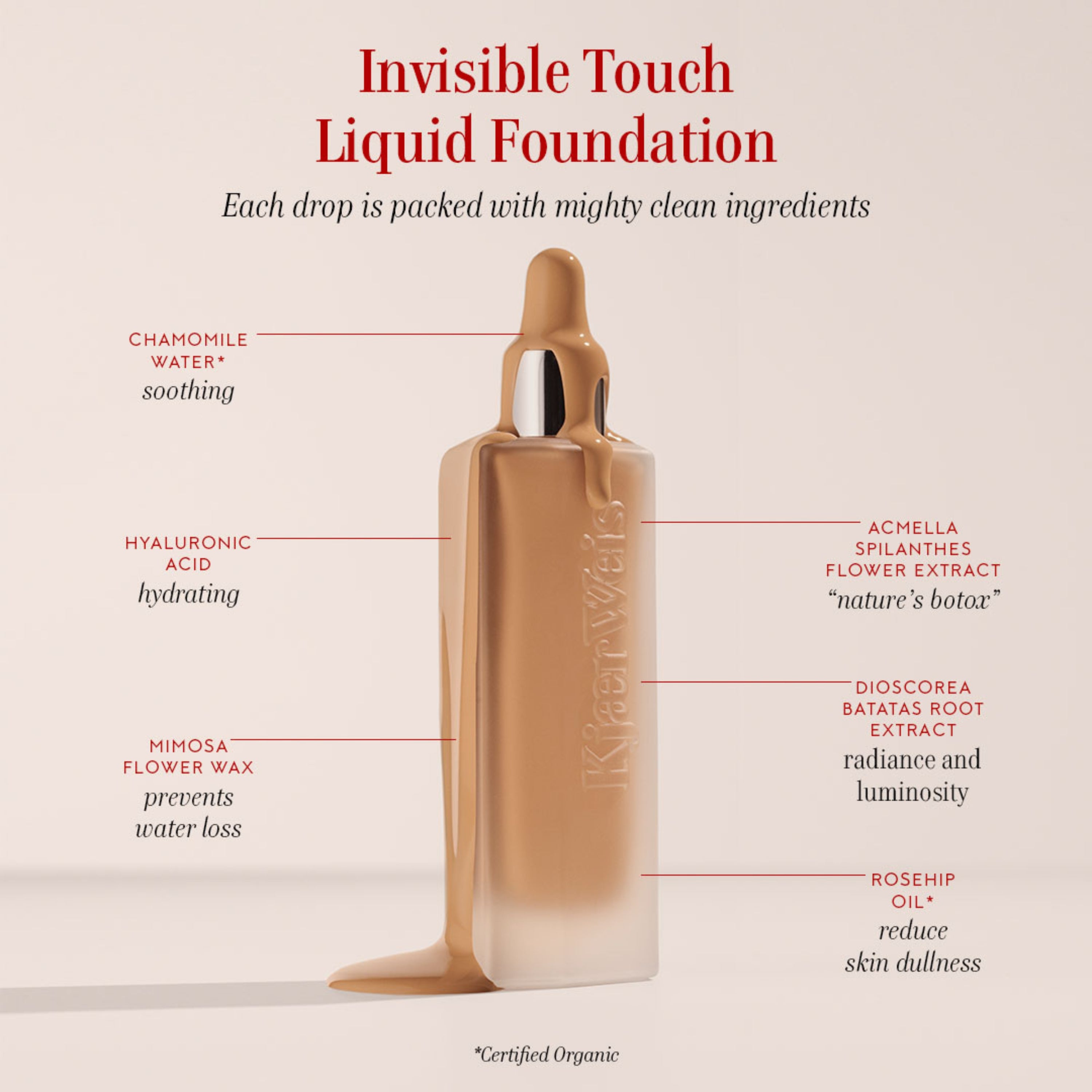 Invisible Touch Liquid Foundation F134/Refined - Lightweight Full Coverage Makeup for Flawless Skin | Perfect for Daily Wear & Special Occasions