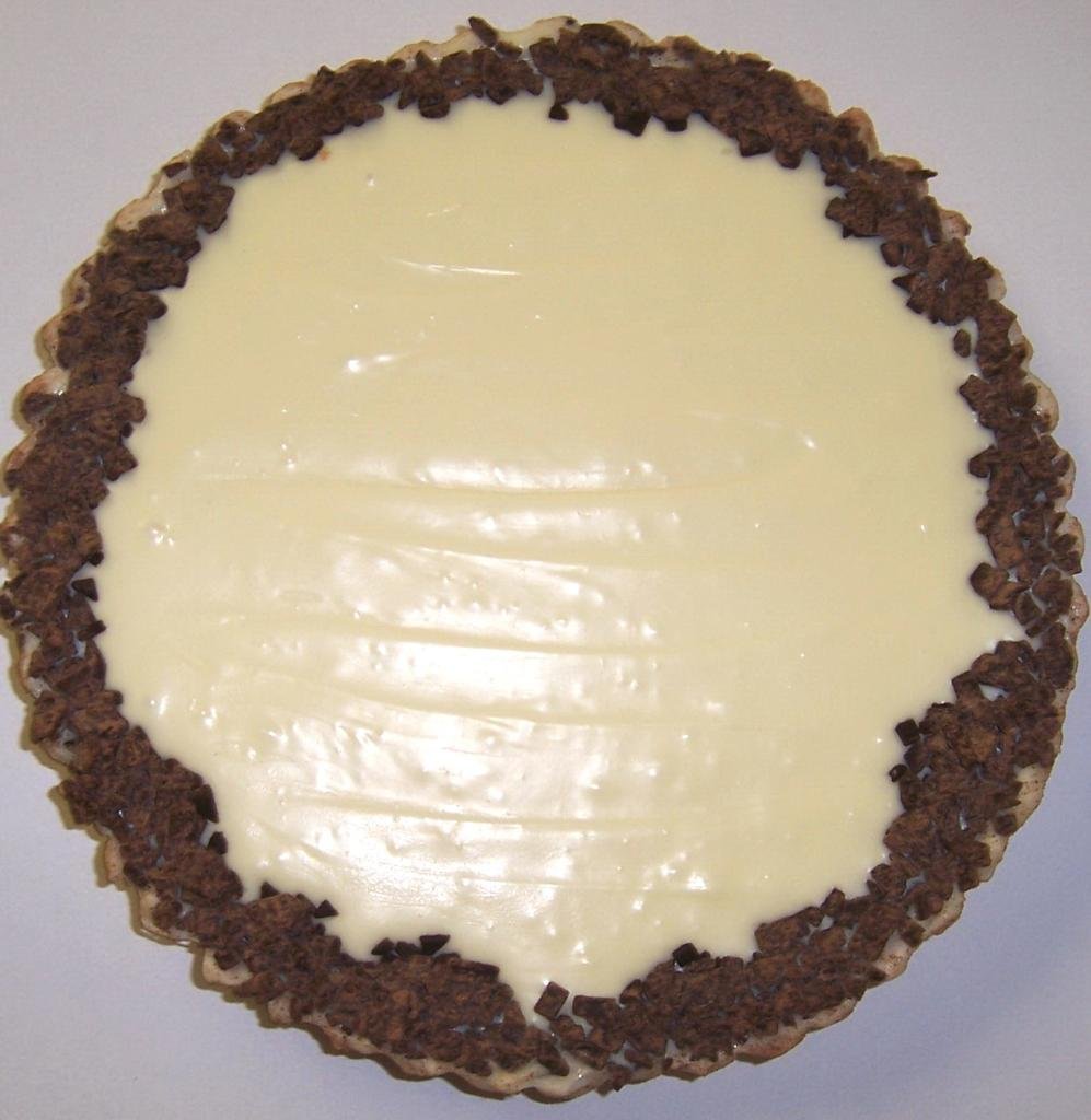 Scott's Cakes Chocolate Fudge Tart with Raspberry Filling & White Chocolate Topping | Gourmet Dessert for Parties, Holidays & Special Occasions