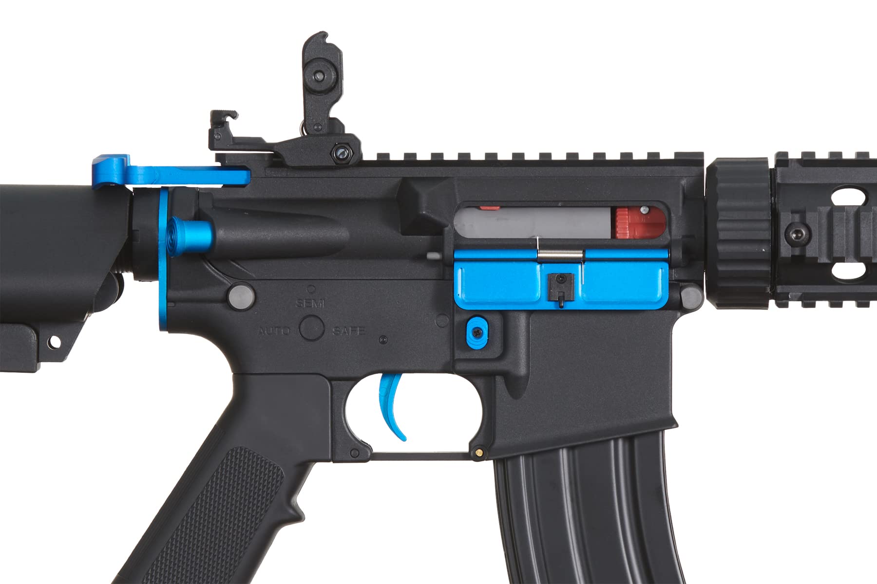 Lancer Tactical Gen 2 M4 SD AEG Airsoft Rifle - High FPS/Low FPS Options | Nylon Polymer Body | Includes Battery & Charger | Perfect for Airsoft Battles & Tactical Training