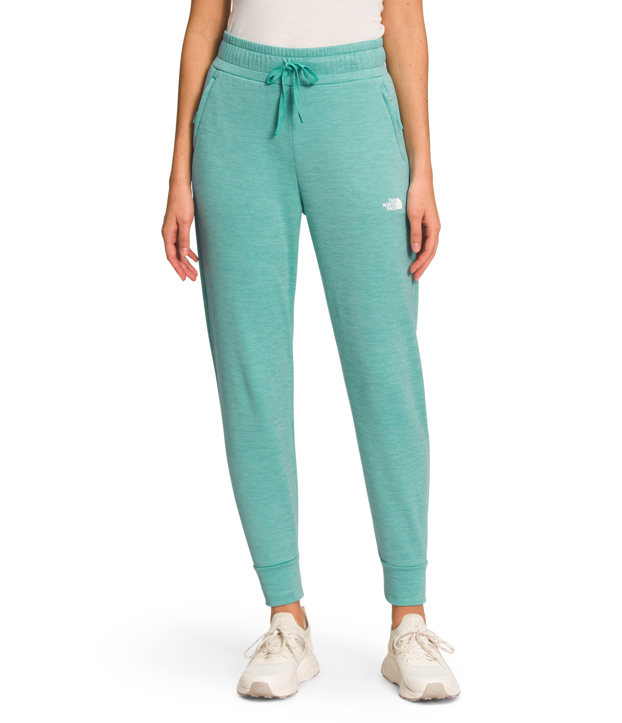The North Face Canyonlands Jogger Women's Pants - Wasabi Heather, Size L | Comfortable Hiking & Travel Pants for Outdoor Adventures