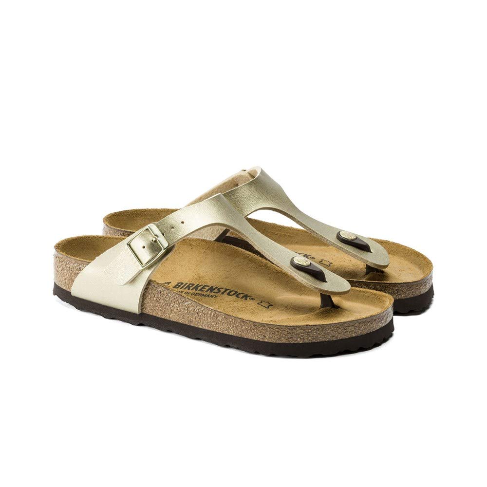 Birkenstock Unisex-Adult Gizeh Thong Sandals in Gold - Comfortable & Stylish for Beach, Pool, and Casual Wear