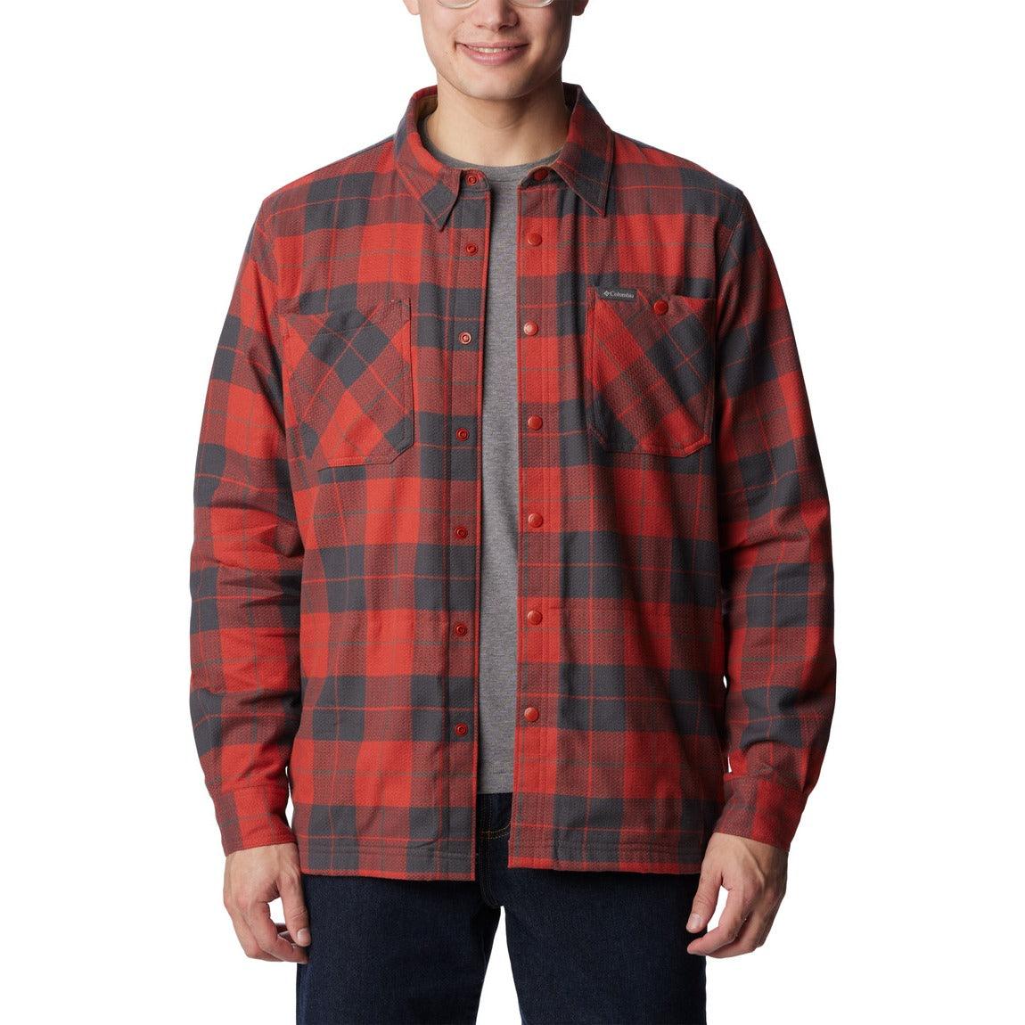 Columbia Cornell Woods™ Fleece Lined Shirt Jacket for Men - Warm & Stylish Outdoor Layering for Hiking, Camping & Casual Wear