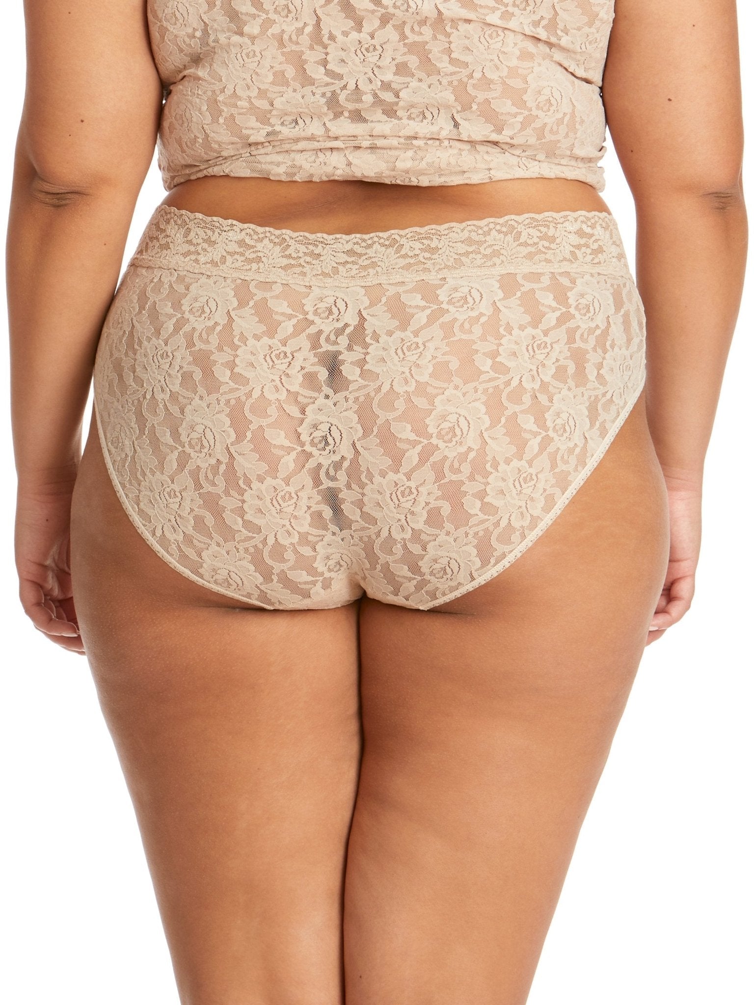 Plus Size Lace French Brief Panties for Women - Comfortable & Sexy Underwear for Everyday Wear or Special Occasions