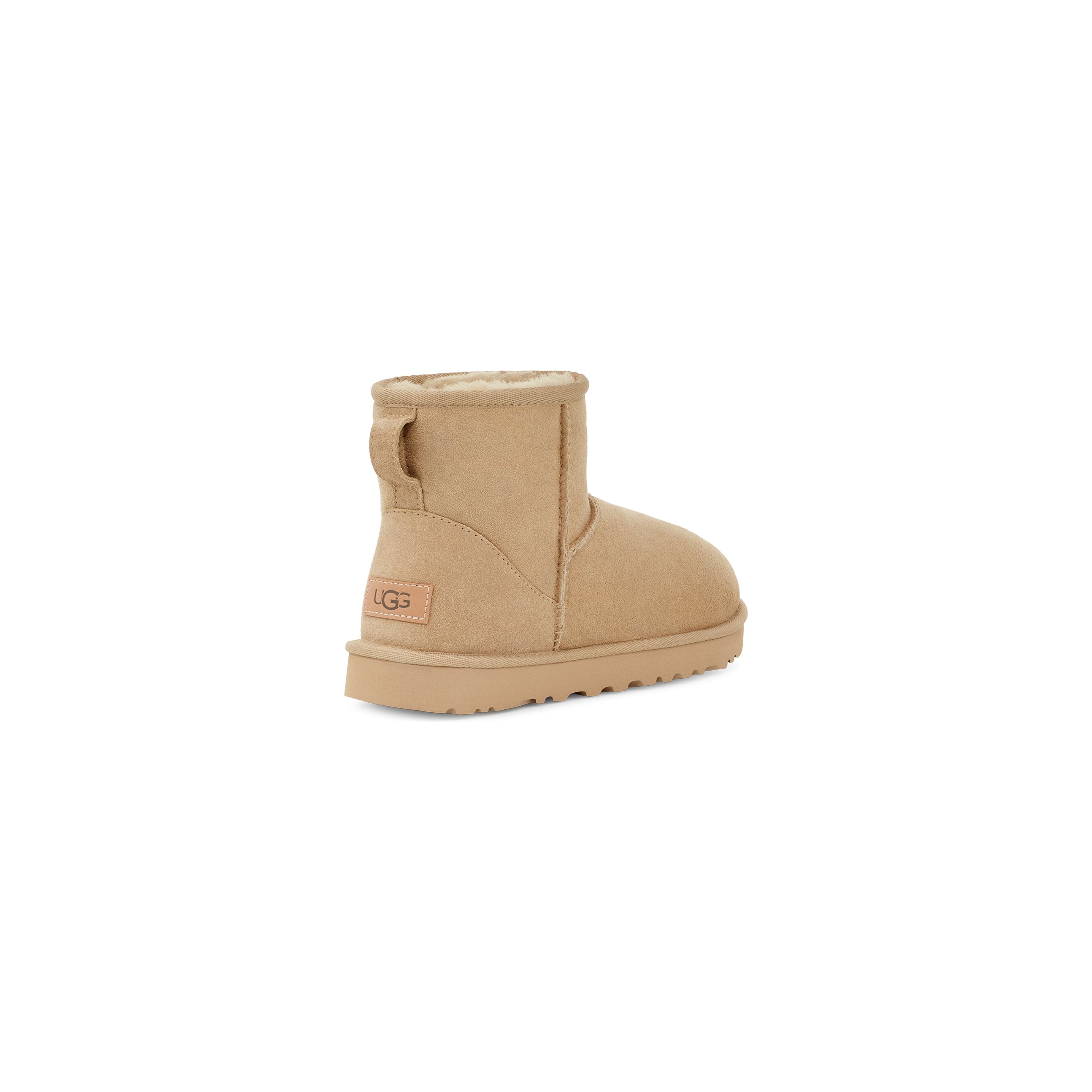 UGG Women's Classic Mini II Boots in Mustard Seed - Cozy Winter Ankle Boots for Women, Perfect for Casual Outfits & Cold Weather