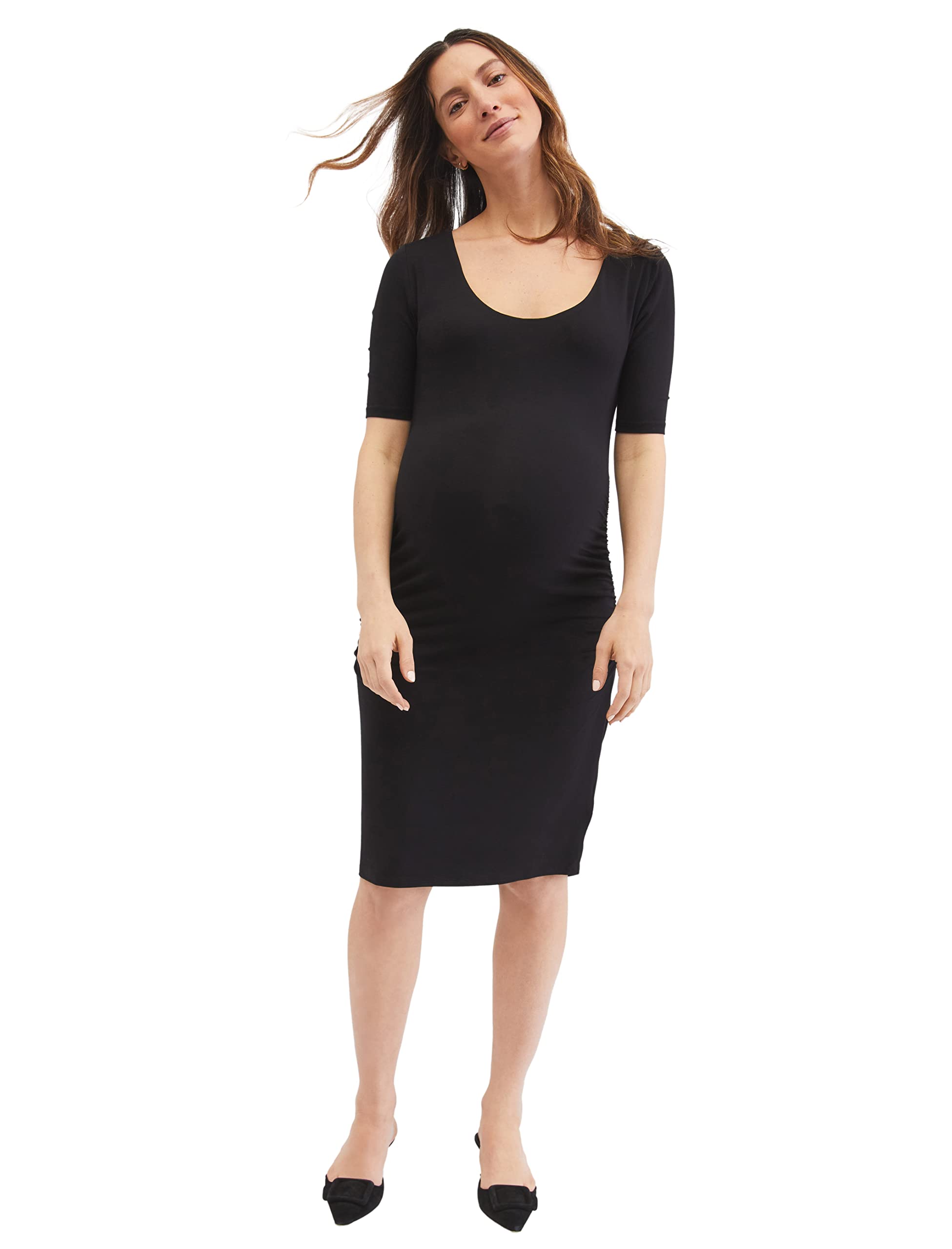 Stylish Maternity Bodycon Dress for Women - Comfortable Pregnancy Outfit for Casual Wear & Baby Showers | Perfect for Everyday Use & Special Occasions