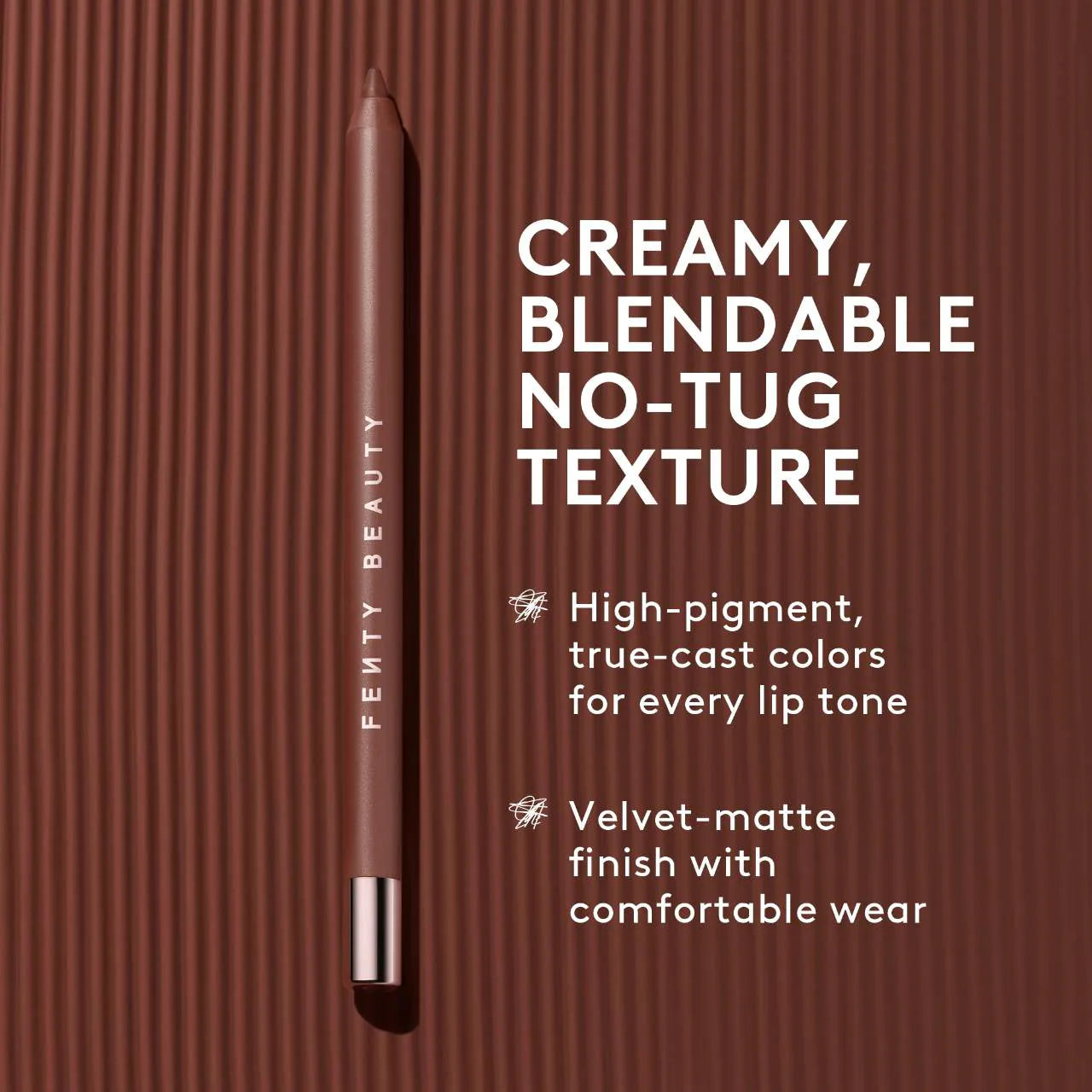 Fenty Beauty by Rihanna Trace'd Out Longwear Waterproof Lip Liner Pencil - 12 Hour Wear, Smudge Proof (Multiple Shades) - Perfect for Everyday Makeup, Night Out & Special Occasions