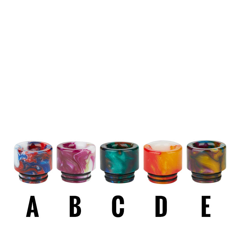 Colorful 810 Resin Drip Tip for Vape Mods - Stylish & Durable Mouthpiece for Enhanced Vaping Experience | Perfect for E-Cigarettes, Tanks, and RDAs