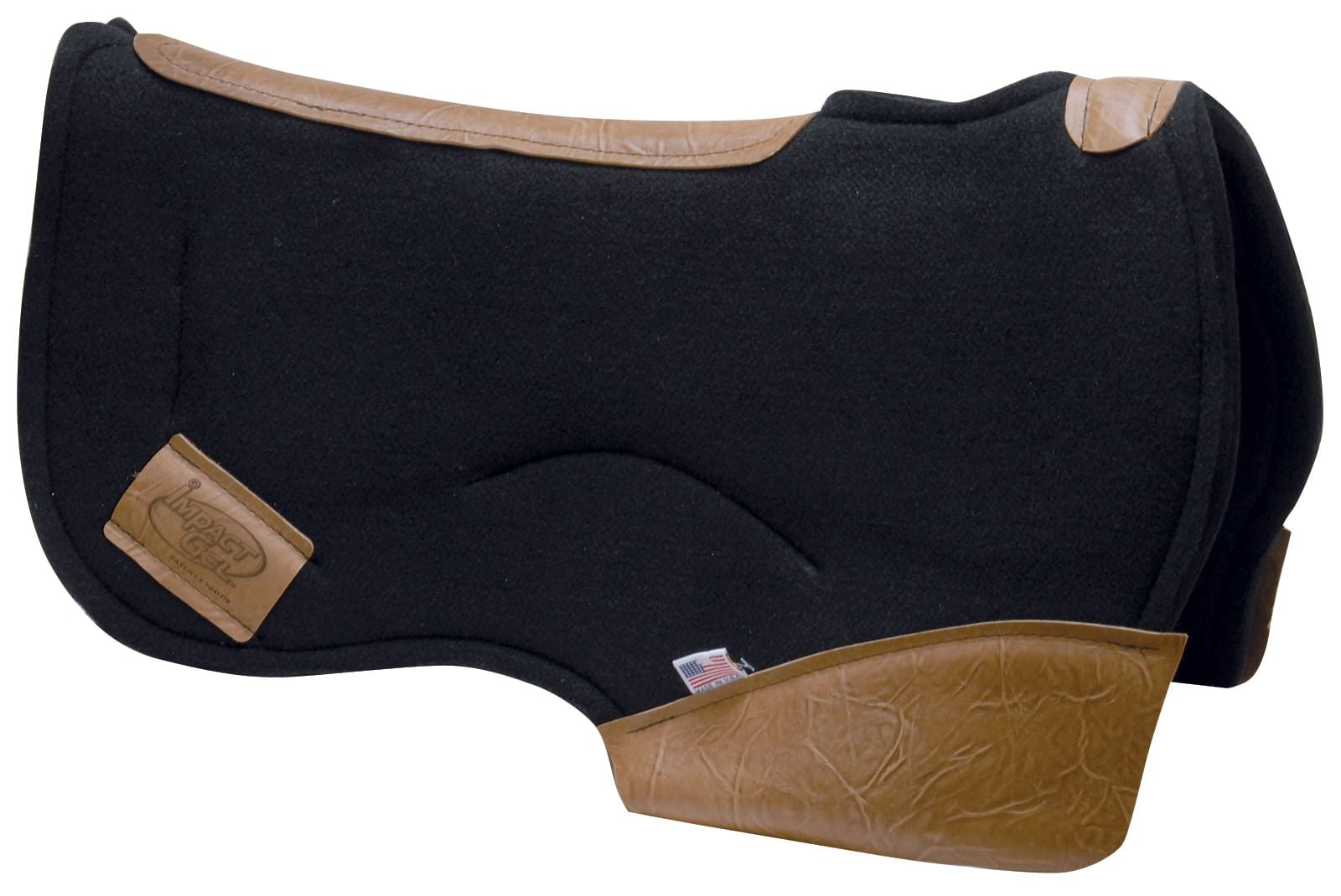 Contour Impact Gel Barrel Saddle Pad 28