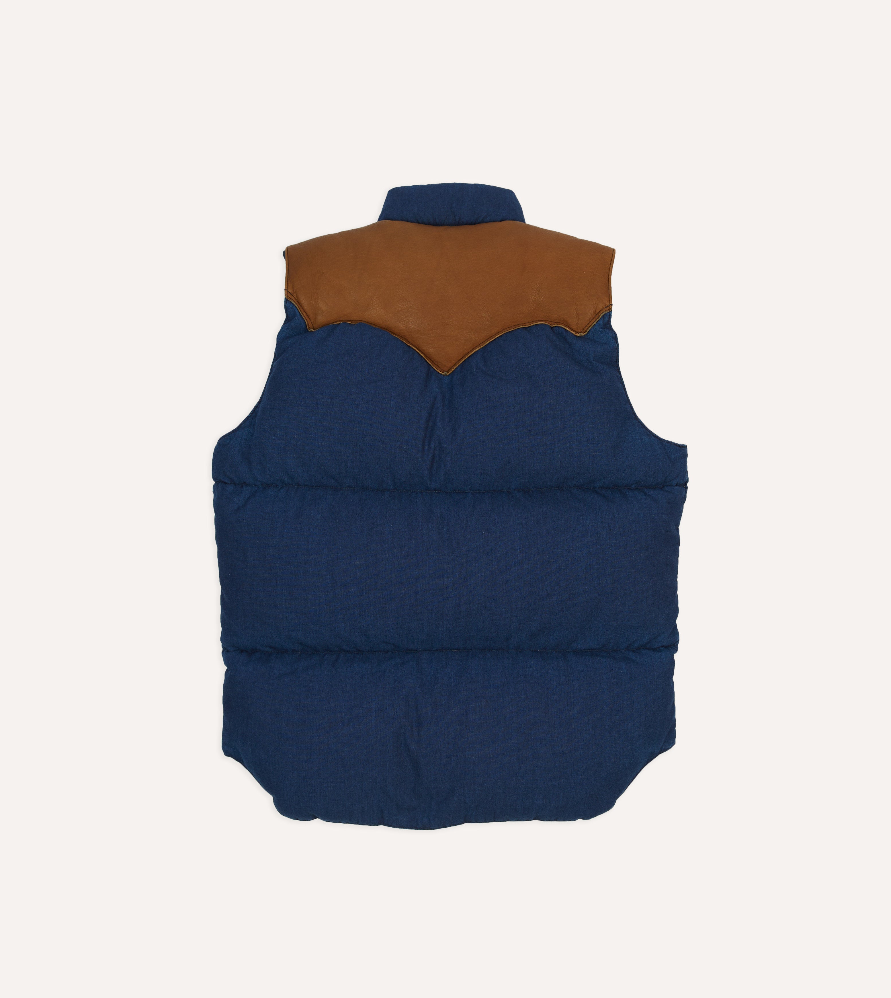 Rocky Mountain Featherbed Drake's Denim Christy Down Vest - Warm Insulated Quilted Jacket for Men | Perfect for Outdoor Adventures, Hiking & Winter Layering