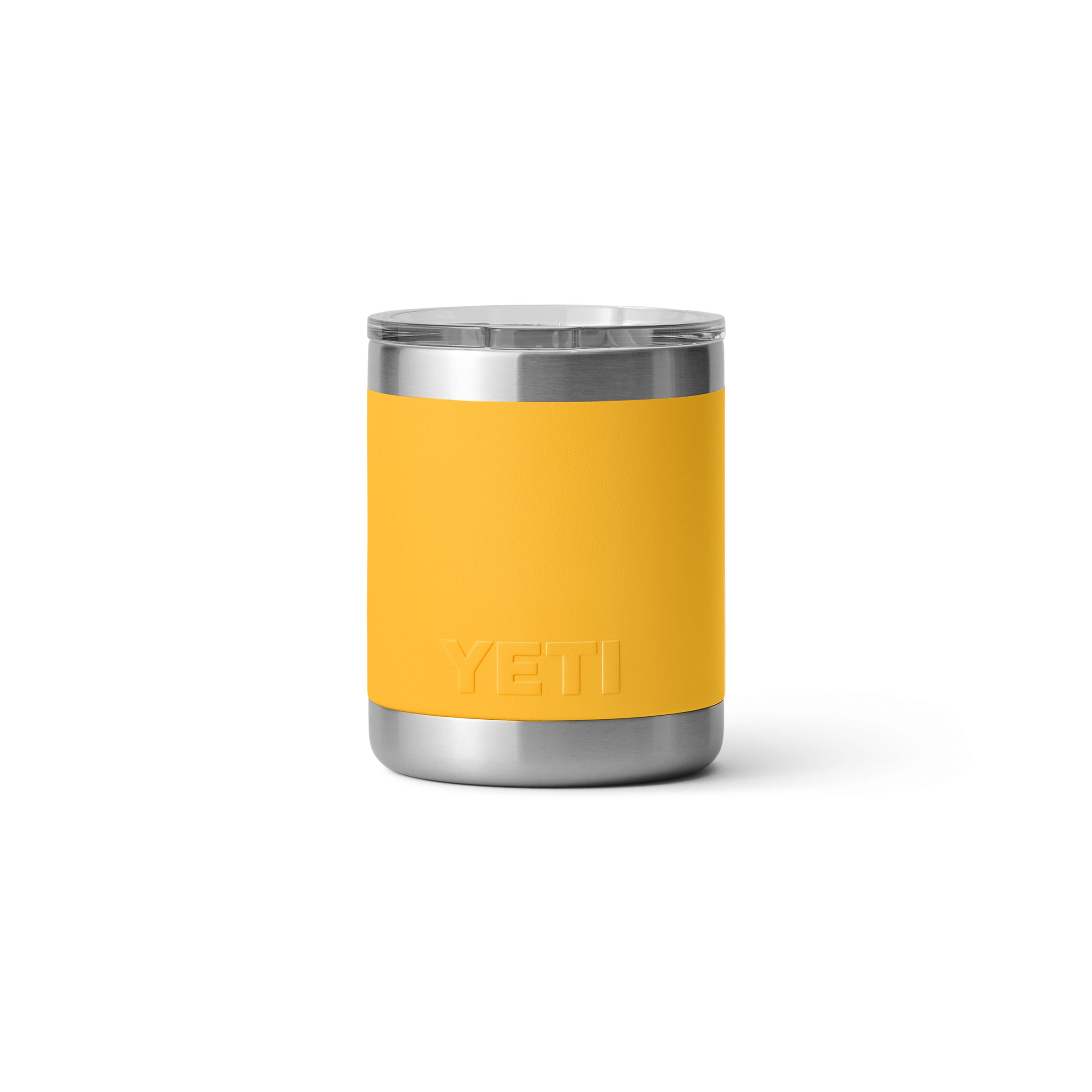 Yeti Rambler 10 oz Lowball Tumbler - Insulated Stainless Steel Cup for Whiskey, Cocktails & Coffee - Alpine Yellow - Perfect for Camping, Travel & Home Use