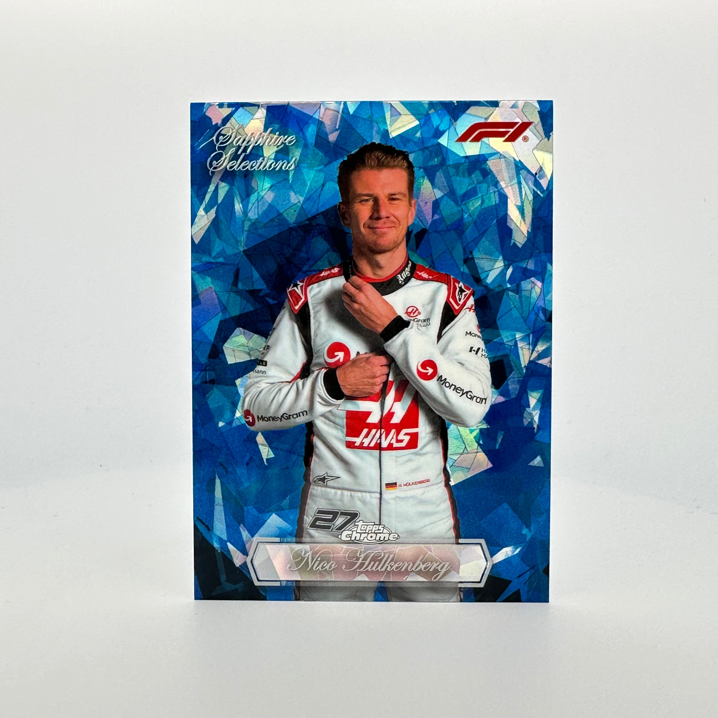 2023 Topps Chrome Sapphire F1 Trading Card - Nico Hulkenberg #SS9 - Limited Edition Collectible for Formula 1 Fans, Perfect for Sports Memorabilia Collections and Racing Enthusiasts Gifts