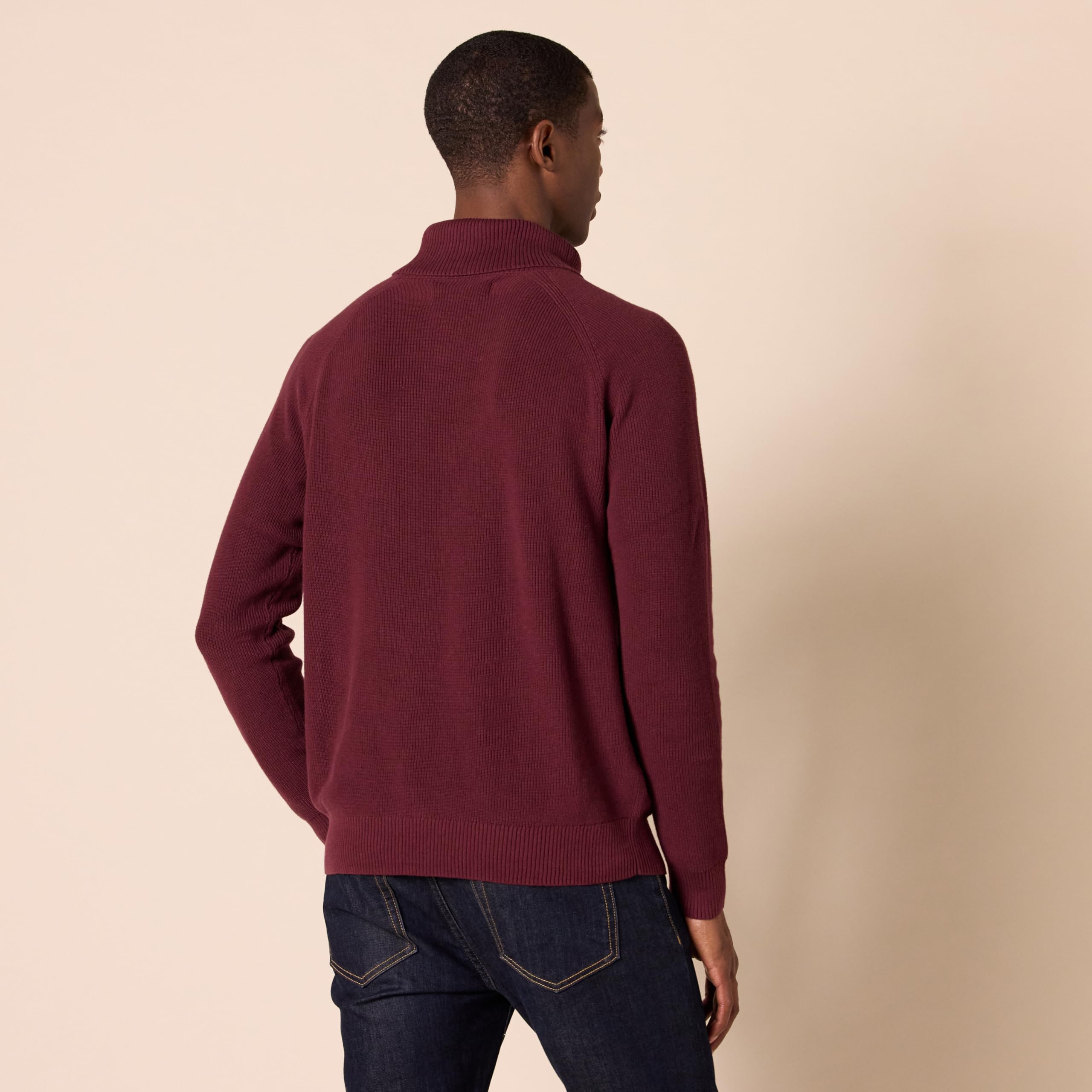 100% Cotton Men's Cable Knit Sweater - Amazon Essentials | Warm & Comfortable for Winter, Casual & Office Wear