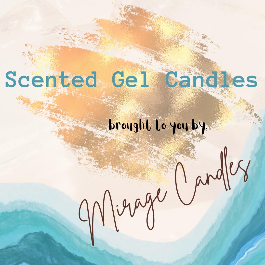 Mirage Scented Gel Candles - Shell Design with Bubblegum Fragrance, 200ml Clear Gel Wax Candle (75+ Burning Hours) | Includes Potli Bag & Free Sample | Perfect for Home Decor, Relaxation & Gift Giving