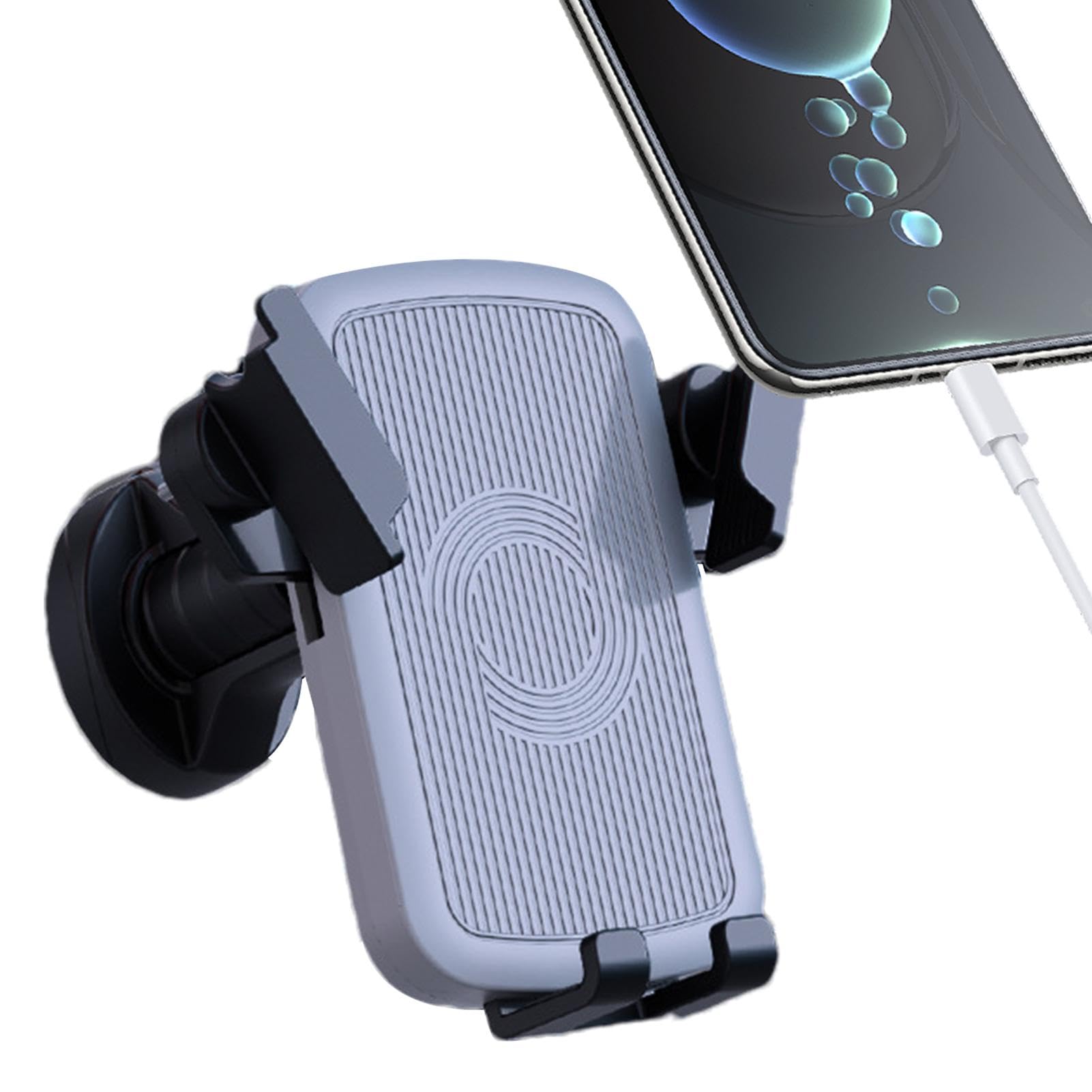 360° Rotating Air Vent Phone Holder - Adjustable Non-Slip Car Mount for Travel & Commuting