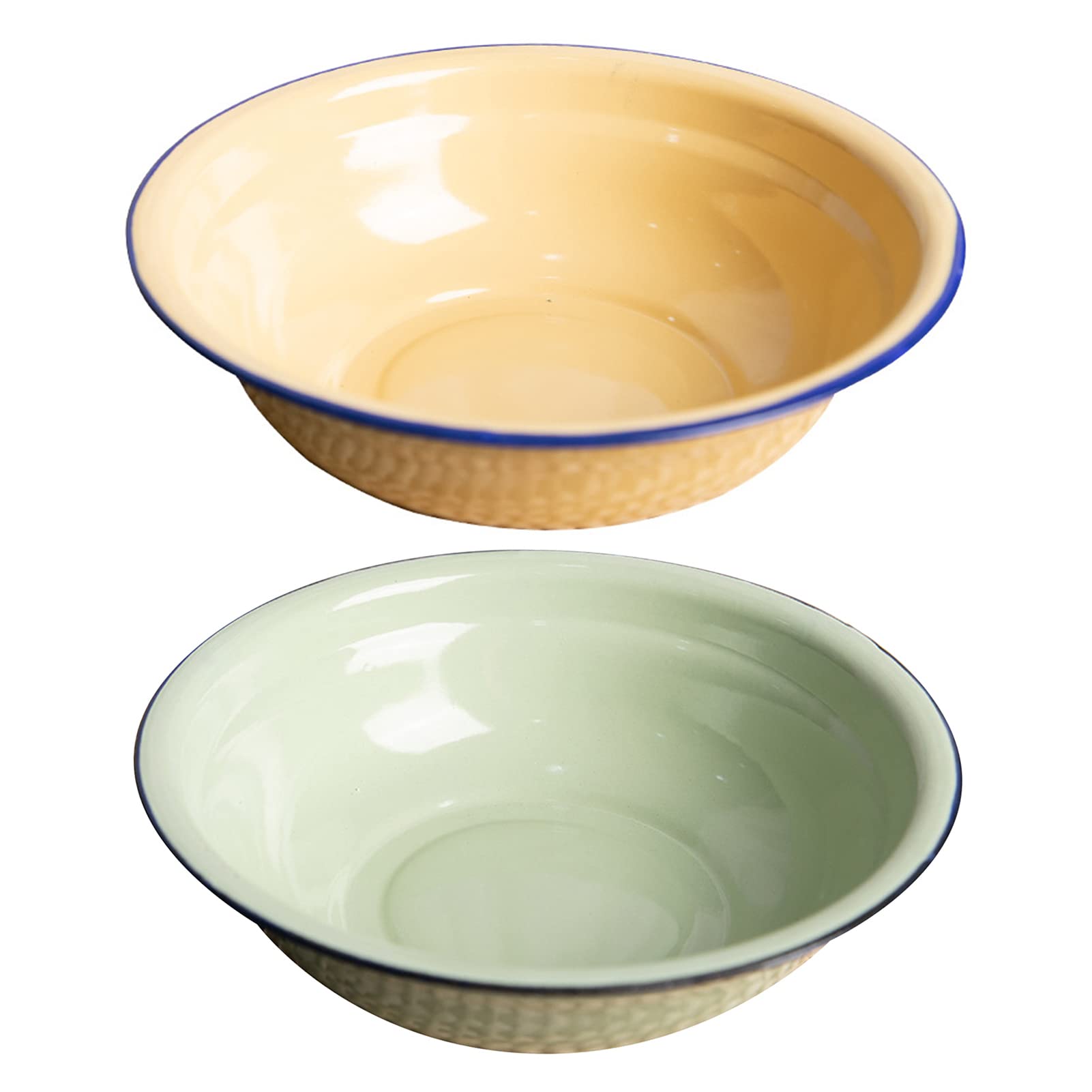 Durable Enamel Cereal Bowl 16cm - Kitchen, Outdoor & Picnic Use