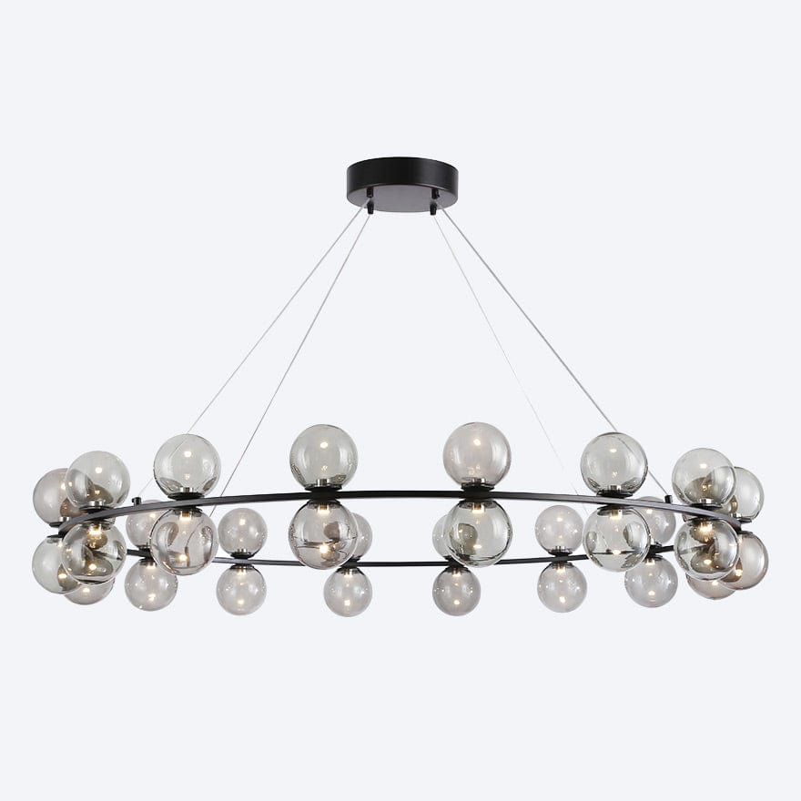 YOSHI RING 32 LED Pendant Light - Modern Ceiling Lighting Fixture for Living Room, Bedroom, Kitchen & Dining Room