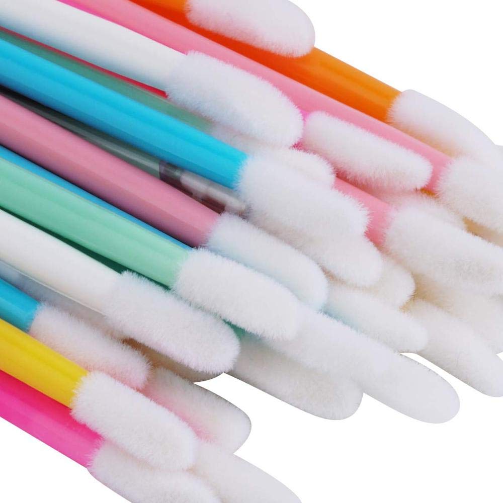 150 Disposable Lip Brush Makeup Brush Pens - Blue Lipstick & Mascara Wand Applicators for Clean Eyelash & Lip Makeup Application - Perfect for Professional Salons, Home Makeup Kits & Travel Beauty Essentials