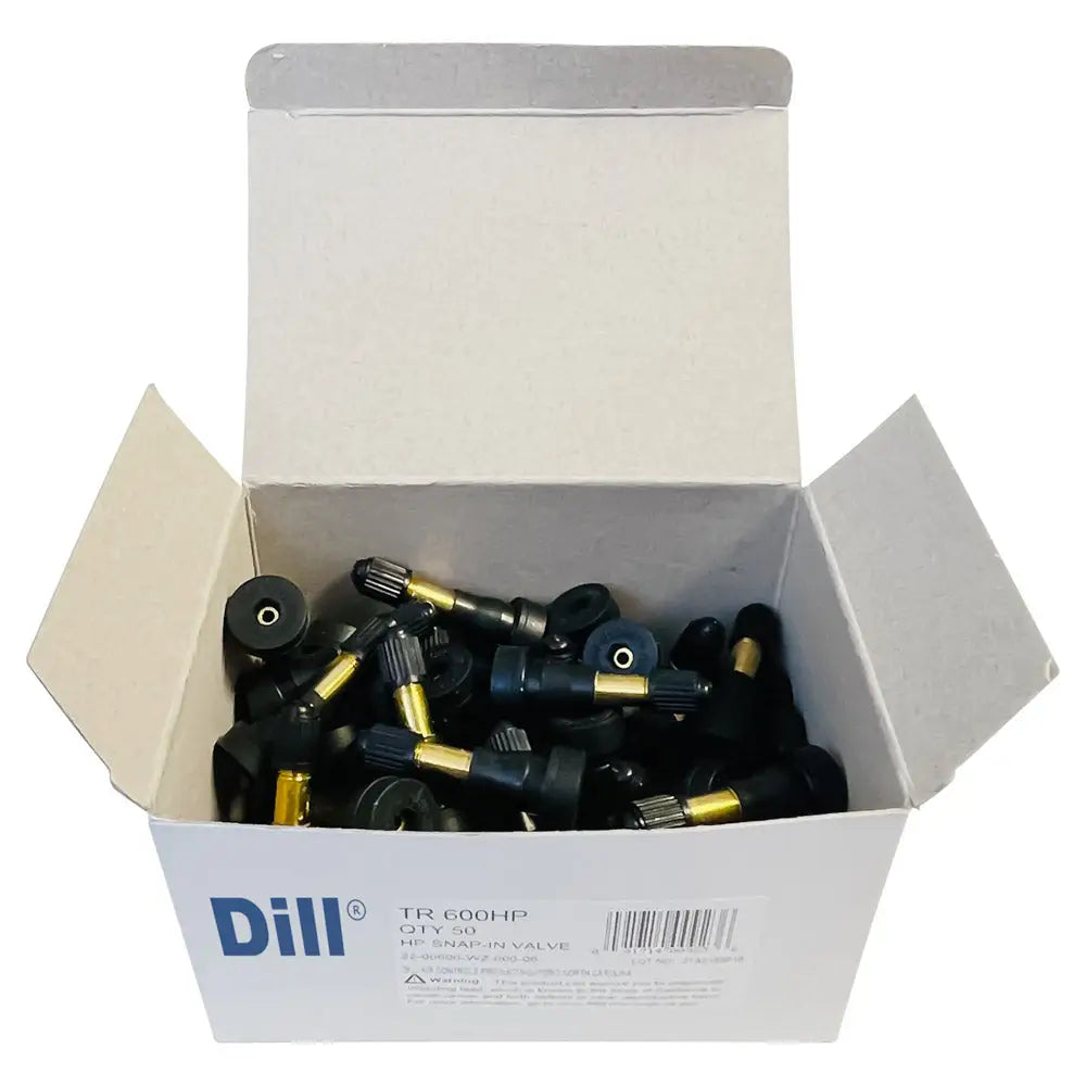 Dill Premium TR 600HP High Pressure Snap-In Valve (0.453RH) - Heavy Duty Performance for Industrial, Automotive & Hydraulic Systems