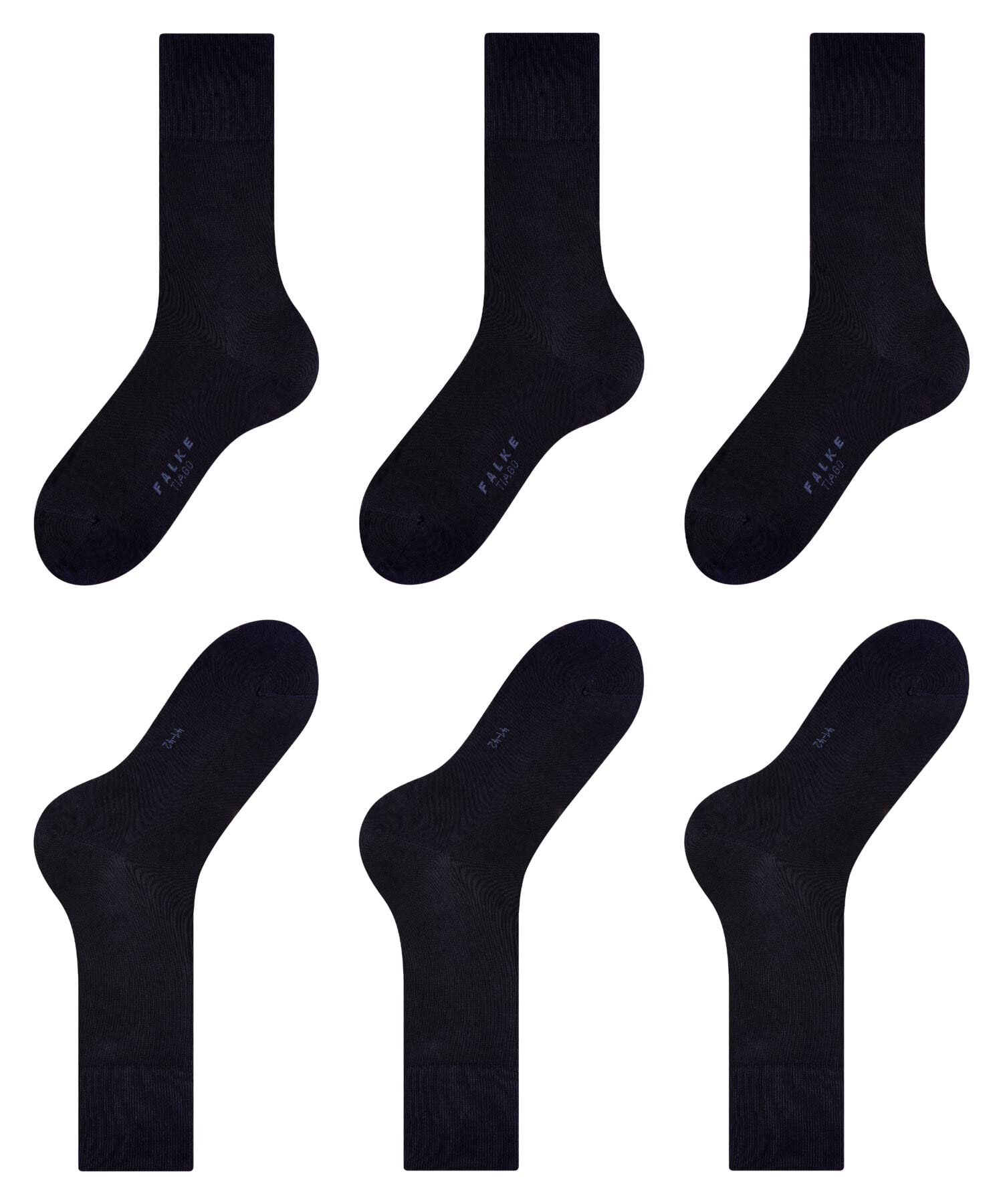 FALKE Men's Tiago Cotton Dress Socks - 3 Pairs Pack | Comfortable Formal Socks for Business, Office & Wedding Attire | Premium Breathable Cotton Blend for All-Day Wear