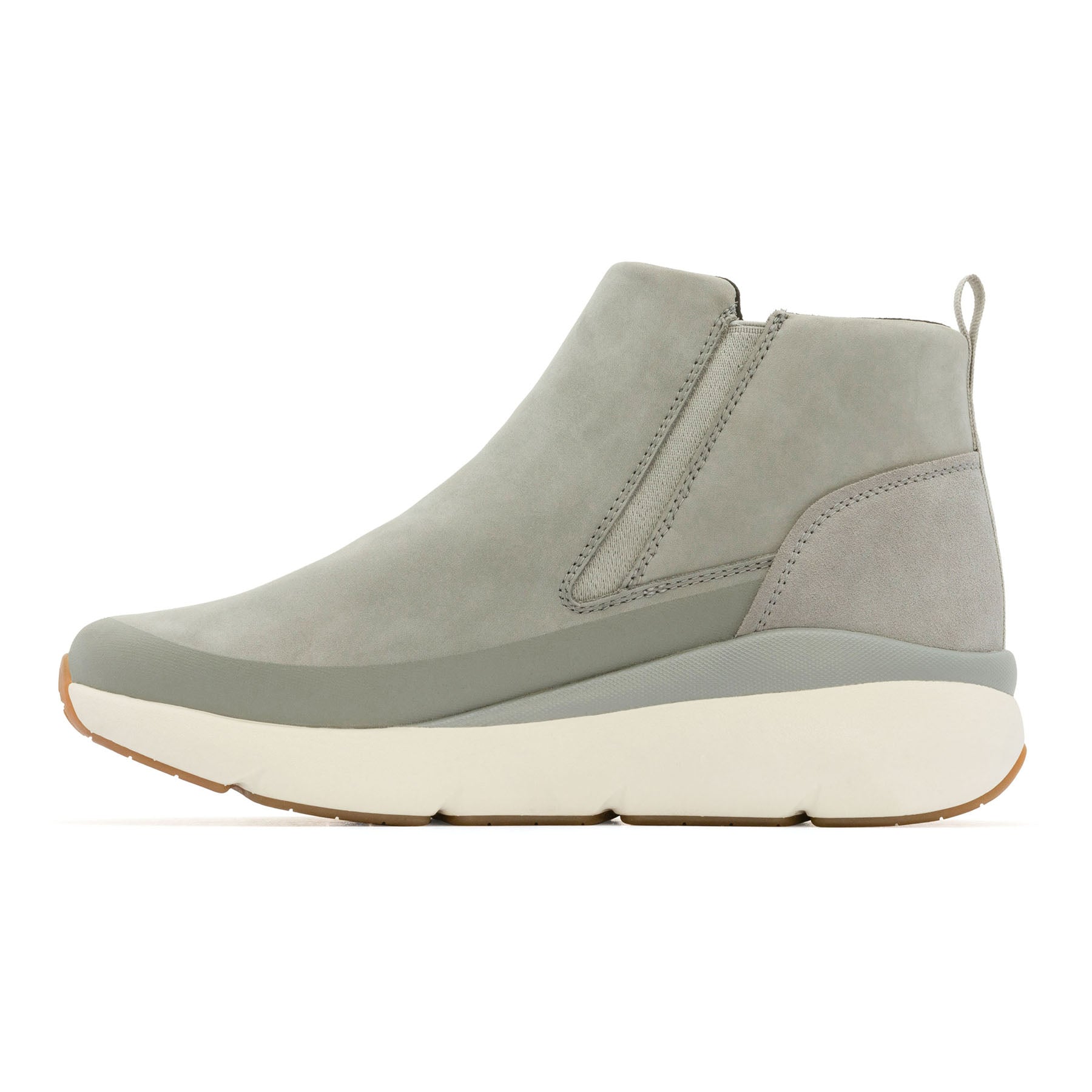 ABEO MXV Shift Zip Grey Nubuck Sneakers - Comfortable & Stylish Men's Walking Shoes for Work, Travel & Casual Wear