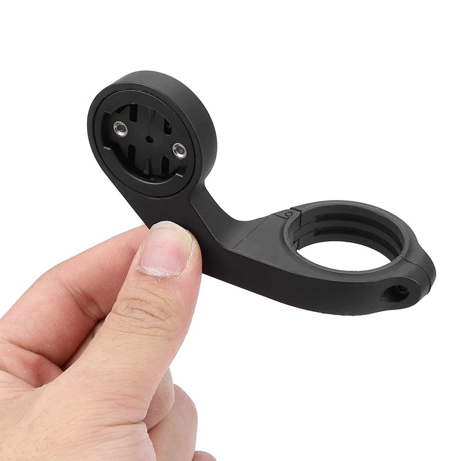 Front Bike Edge Mount - Durable Plastic GPS Computer Handlebar Mount for Outfront Handlebars | Perfect for Cycling, Mountain Biking & Outdoor Adventures