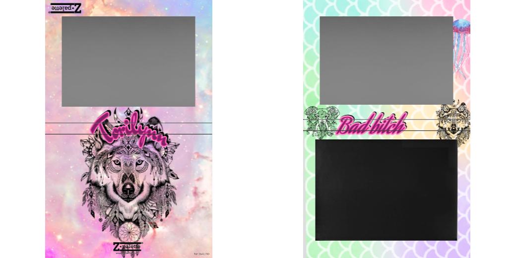 Custom Extra Large Z Palette - Magnetic Makeup Palette for Eyeshadows & Blush - Perfect for Professional Makeup Artists & Travel