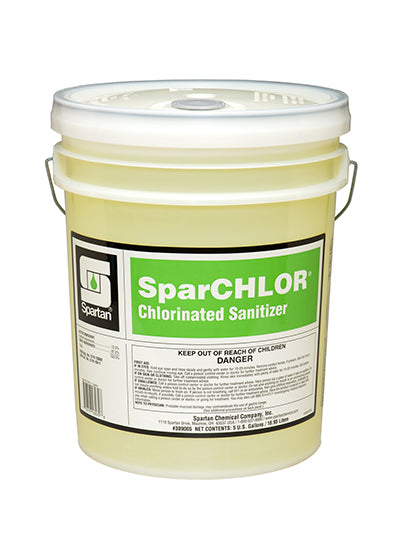 SparCHLOR Chlorinated Sanitizer - 5 Gallons (42 lbs) Pool & Spa Water Treatment for Swimming Pools, Hot Tubs, and Water Features